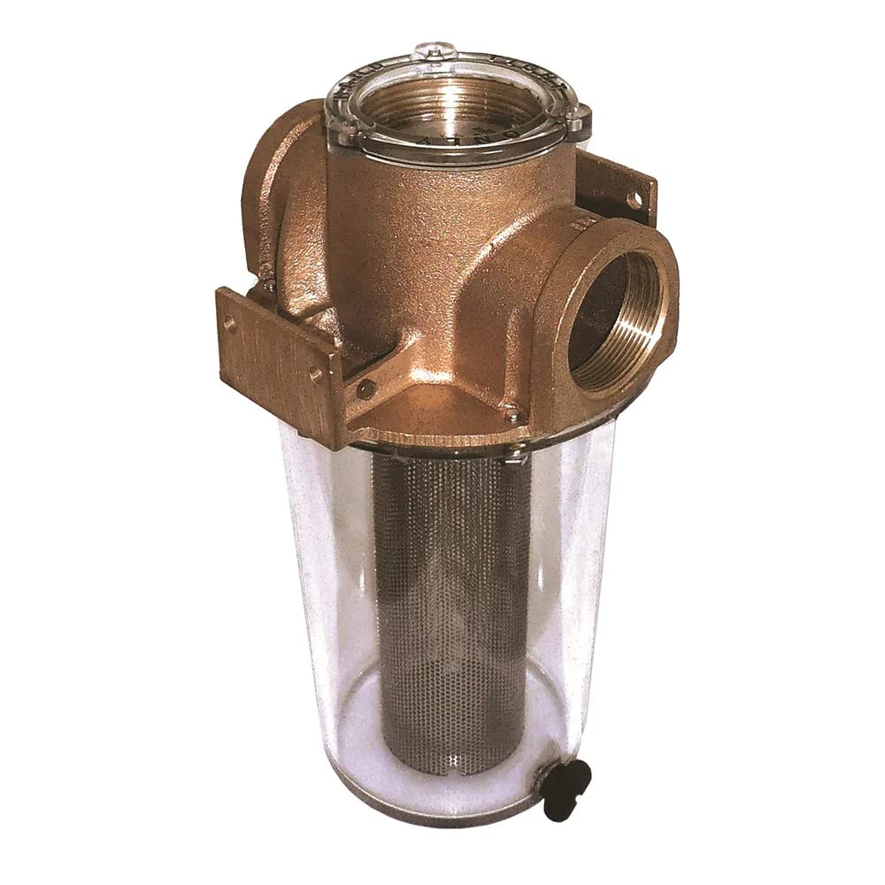 Groco Arg-500 Series 1/2'' Raw Water Strainer W/Stainless Steel Basket