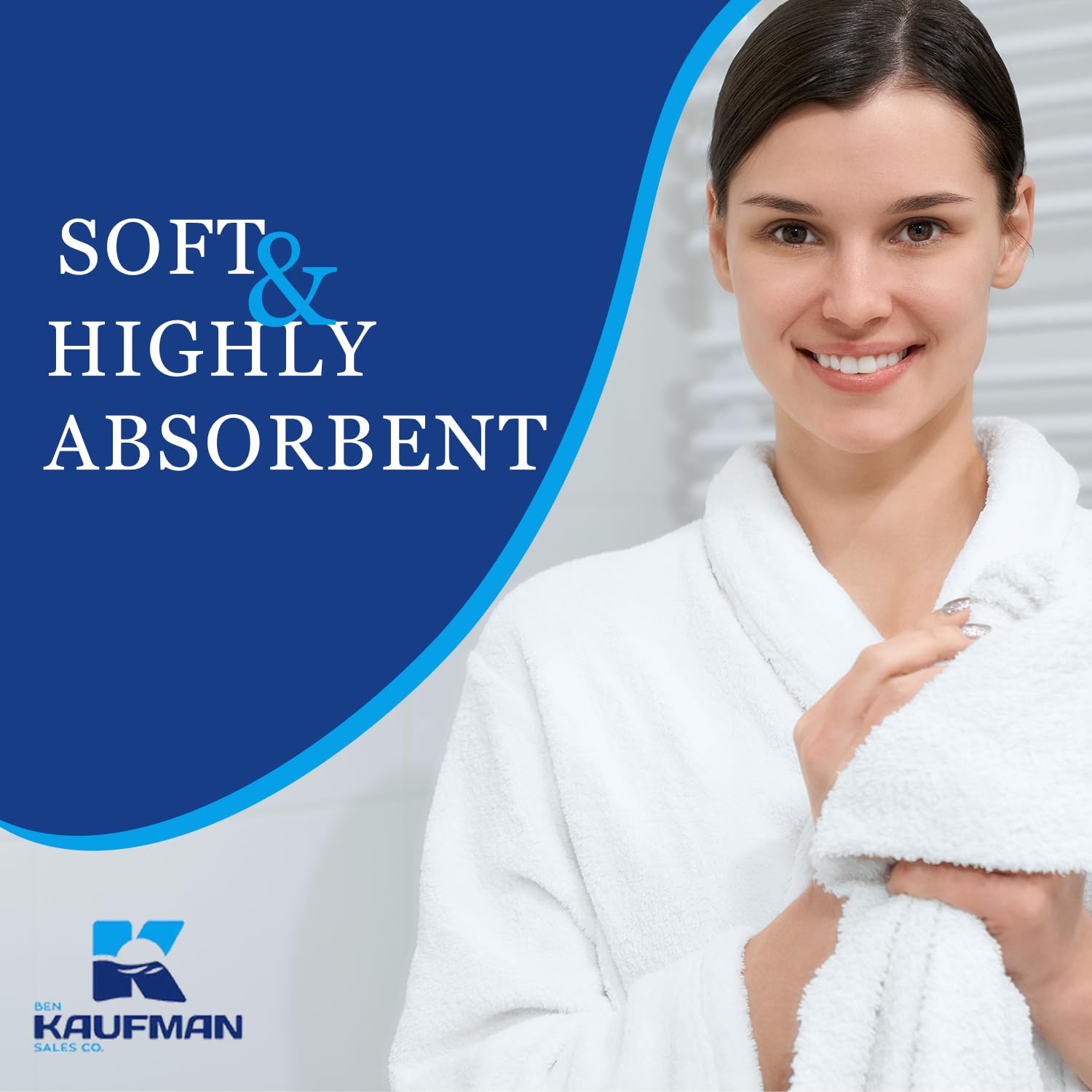 Ben Kaufman Sales Co Custom Monogrammed Hand Towels For Bathroom Set Of 2-100% Cotton 17'' X 28'' Customized Personalized Towels