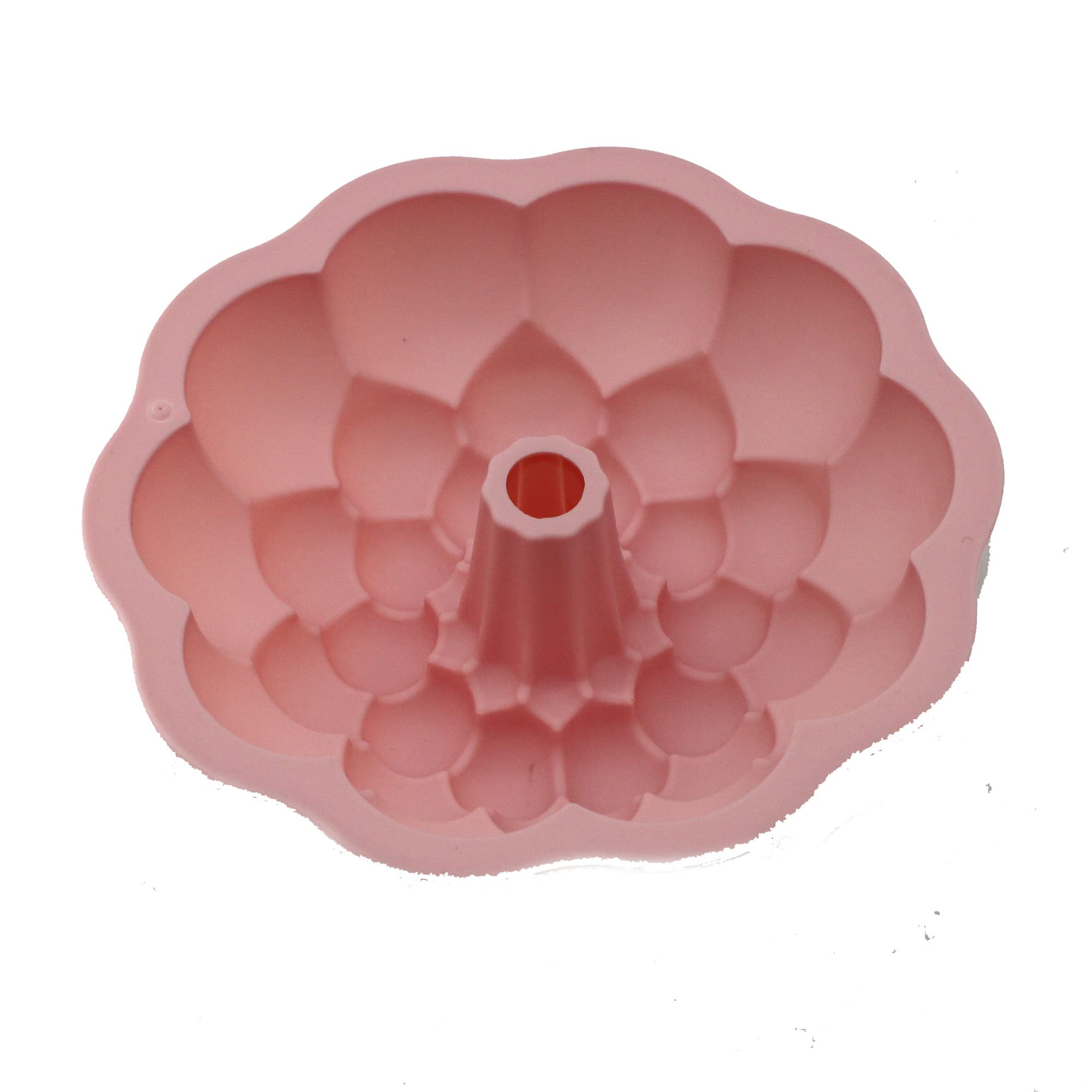 X-Haibei Small Bubbles Round Cake Pan Donut Gelatin Jello Puding Chocolate Baking Silicone Mold Dia. 6 Inch