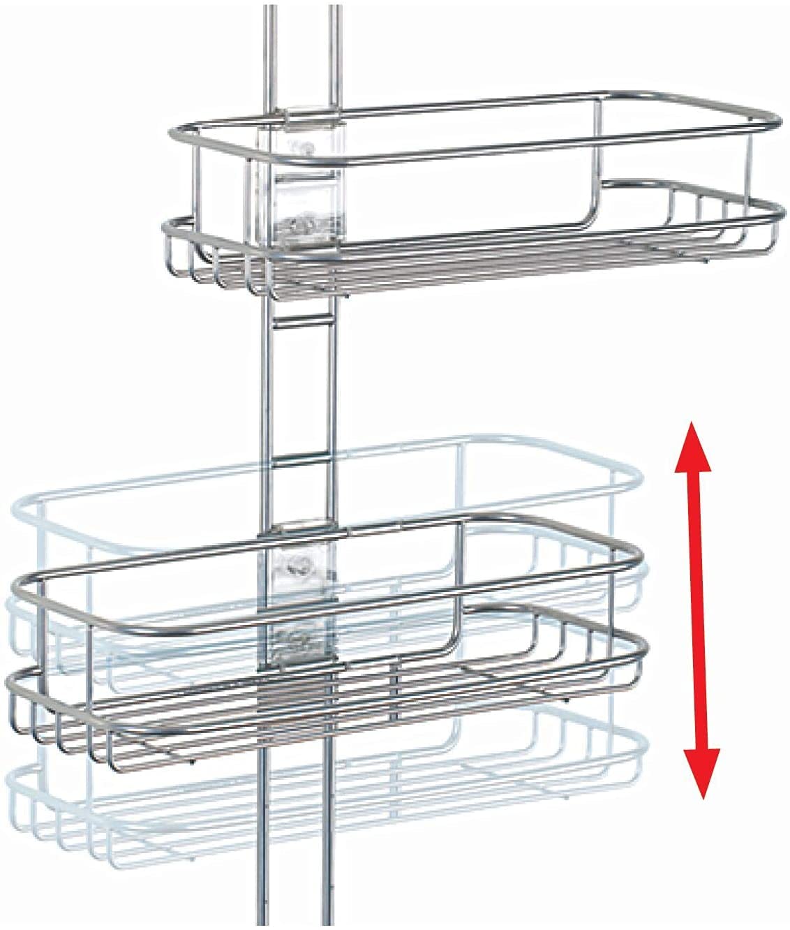 SHOWER CADDY LINEA SILVR (Pack of 1)