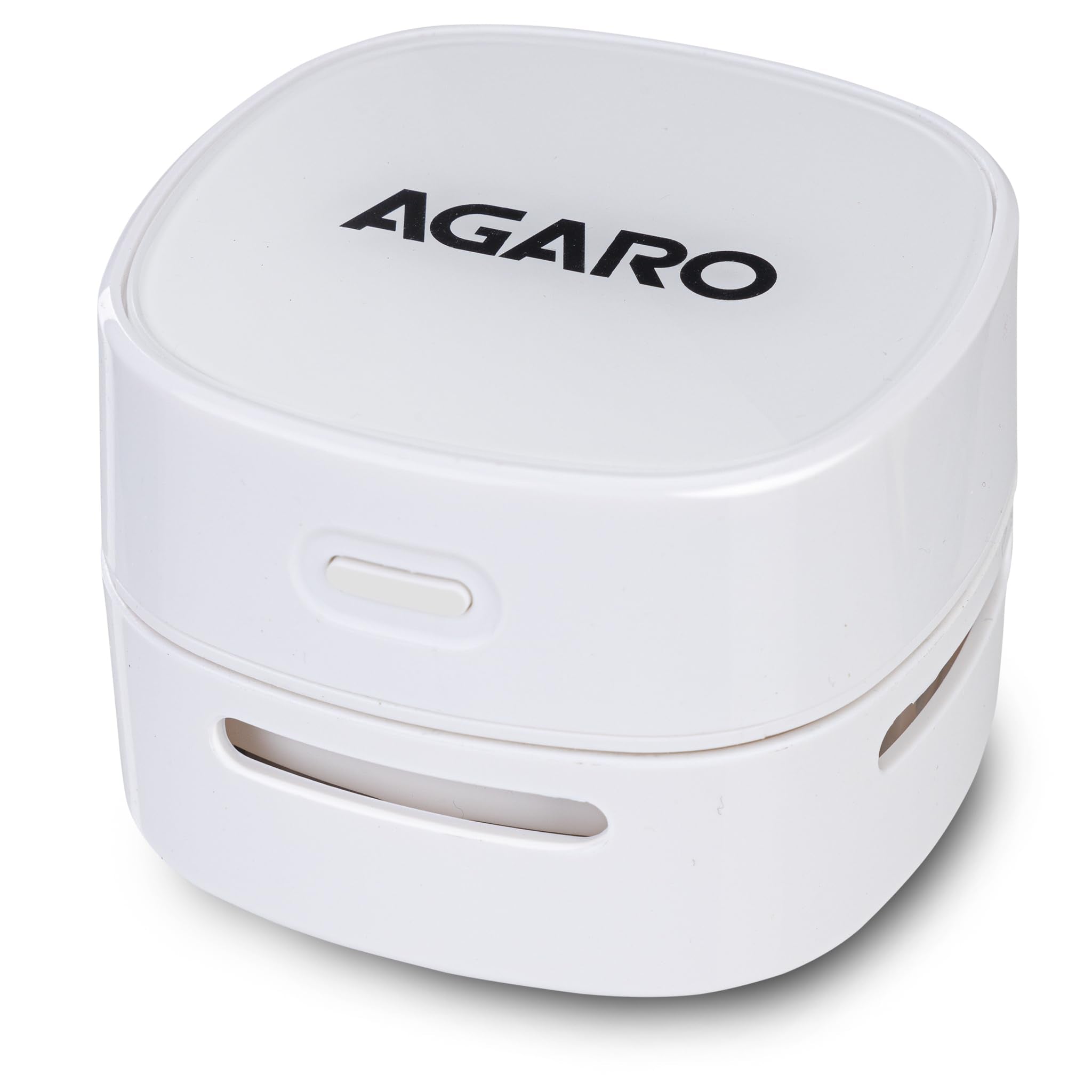 Agaro Crown Mini Desk Vacuum Cleaner, Battery Operated, Use Upto 2.5 Hours, Mini Cordless Sweeper For Cleaning Desktop, Pantry, 