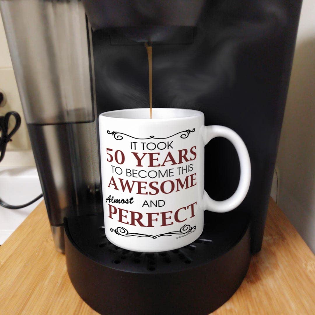 Birthday Gifts For All 50Th Took 50 Years Awesome Funny Party Gift 11Oz Coffee Mug Tea Cup White