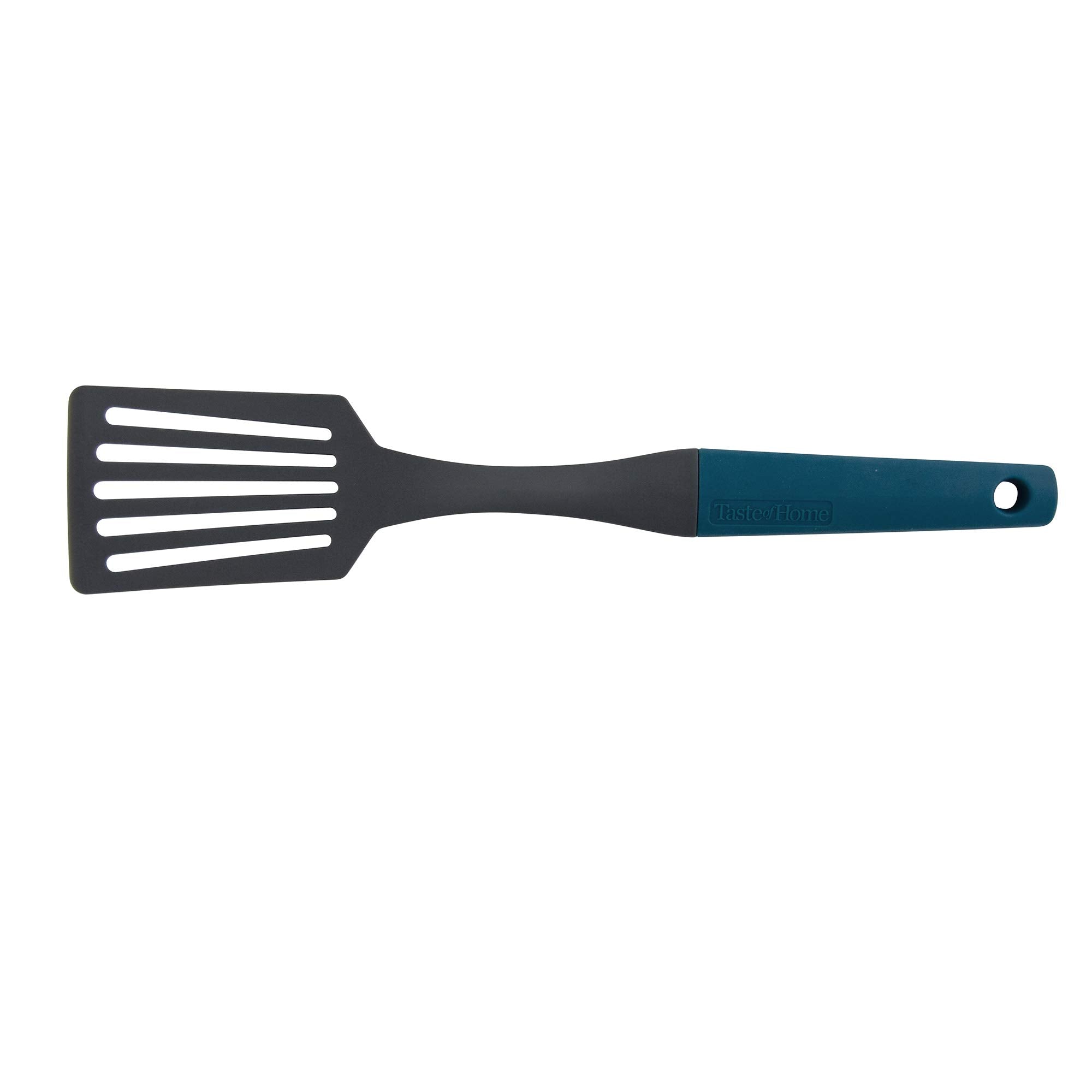 Taste of Home Essential 4 Piece Nylon Kitchen Utensil Set for Nonstick Cookware in Sea Green and Ash Gray