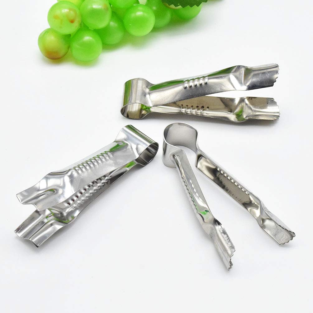 3 Pcs Stainless Steel Cake Lace Clips Fondant Cake Edge Decorating Tweezers Clamp Home Kitchen Baking Tools