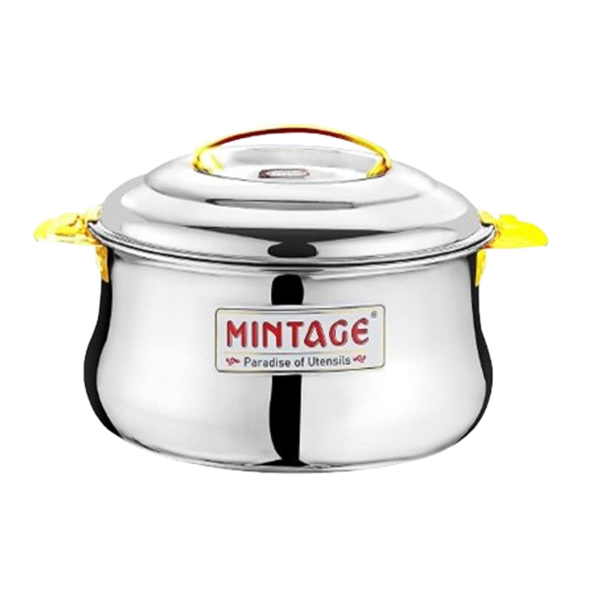 Mintage Casserole For Roti Hot Case | Casserole Set 2700Ml |Casseroles Stainless Steel |Dolphin Hot Case Hot Pot/Food Grade | Se