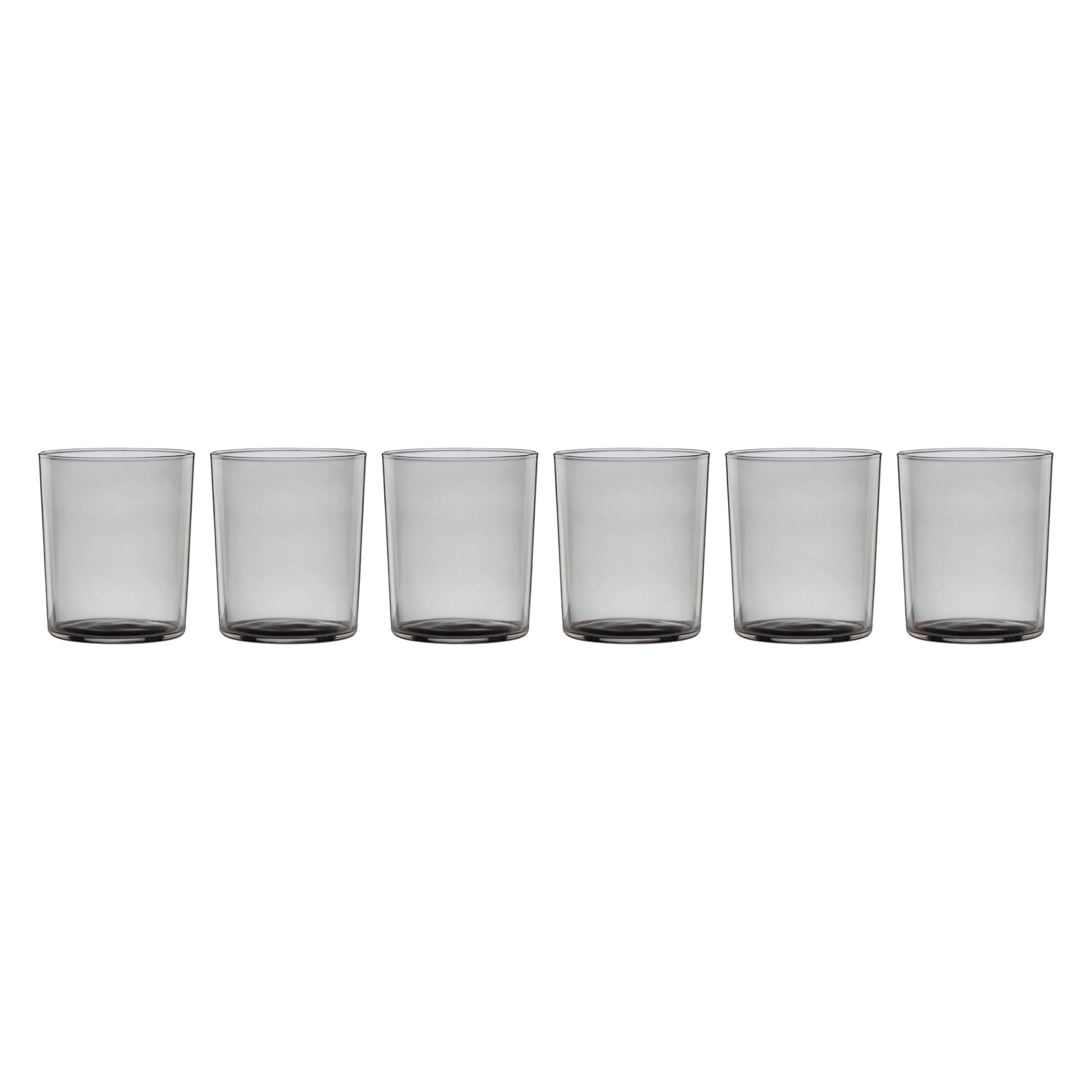 Oneida 895986 Stackables Smoke Tall Glasses, Set Of 6