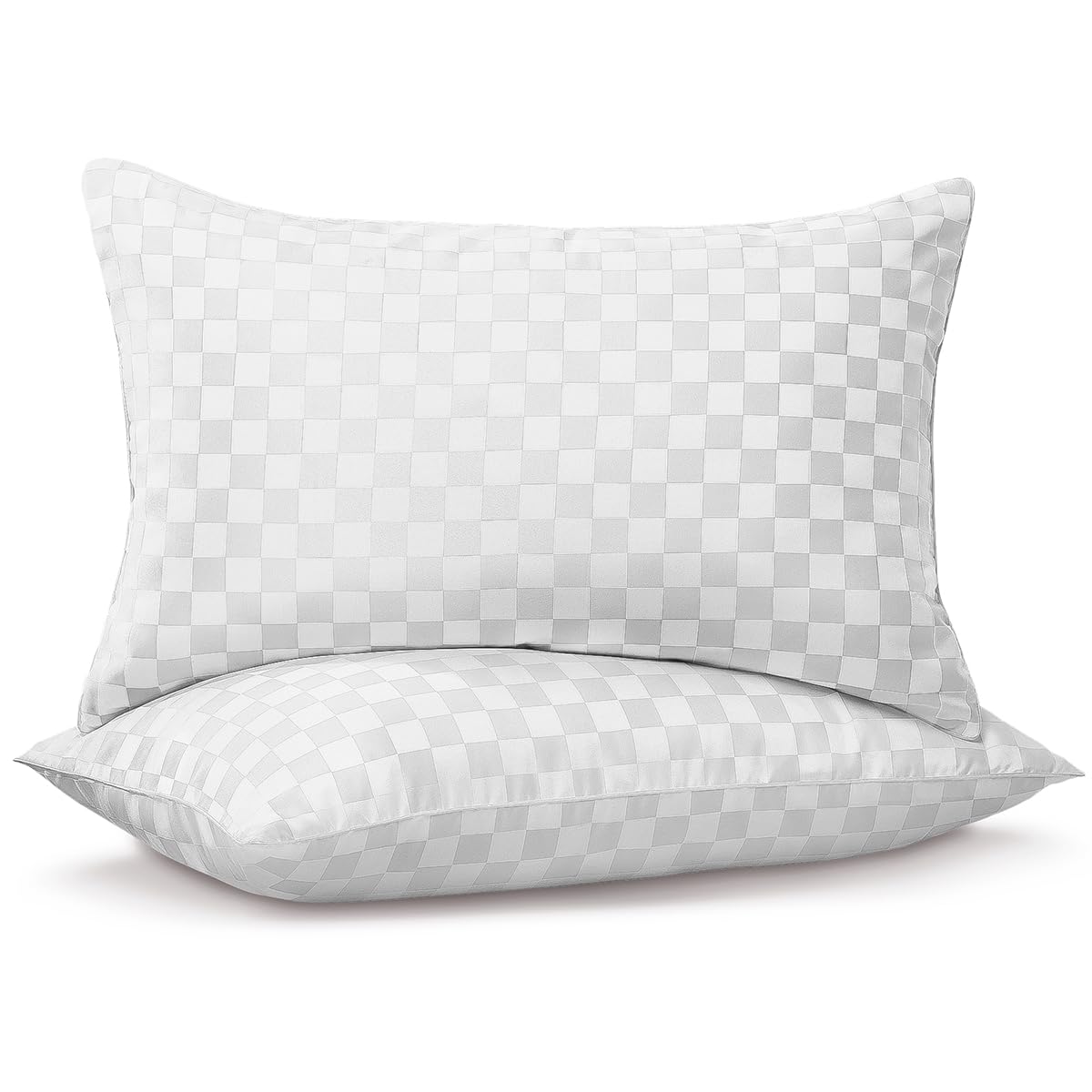 Swandream King Size Pillows 2 Pack, Soft And Skin Friendly Down Alternative Pillow Set Of 2 For Sleeping, Breathable Pillow For 