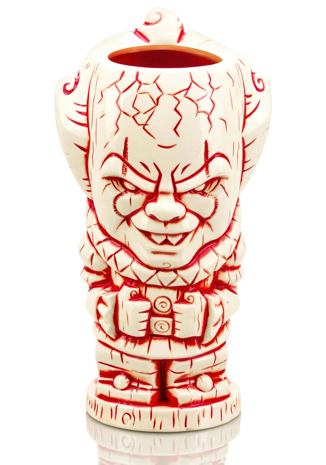 Geeki Tikis It Pennywise Mug  Ceramic Tiki Style Cup  Holds 27 Ounces