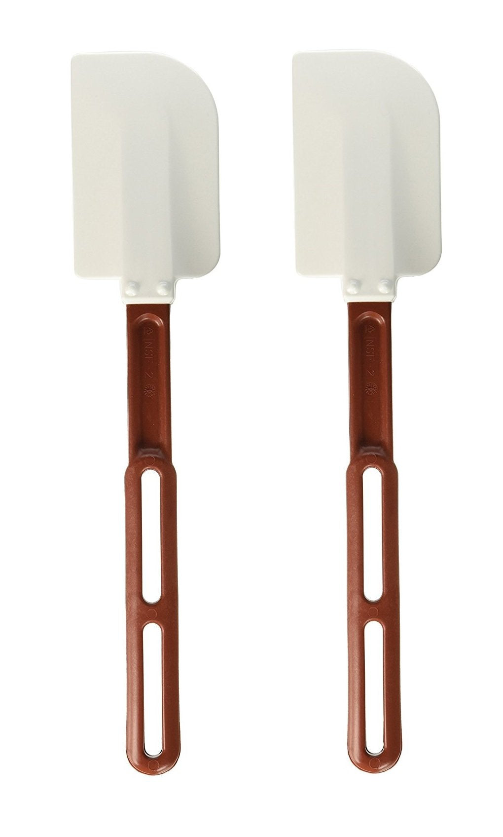 Vollrath 52010 High-Temp Silicone Spatulas, Set Of 2 (10-Inch, Nsf)