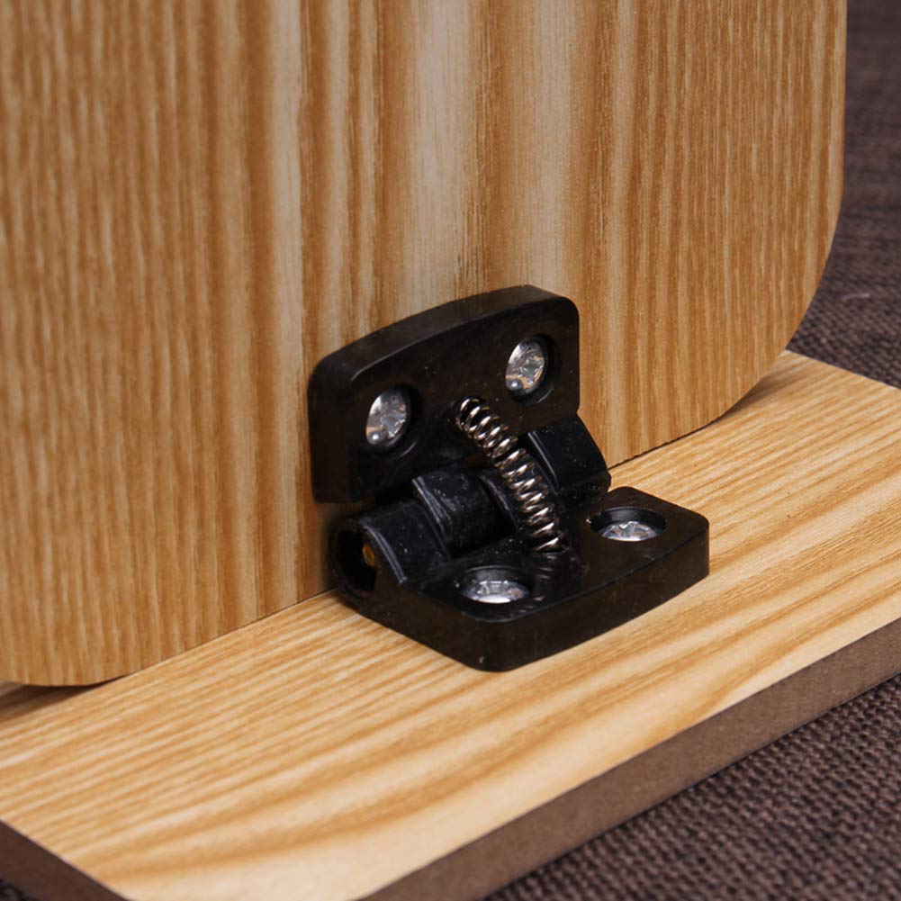 Aestivate Rectangle Compact Table Mirror Standing Wood Framed Mirror Desktop Mirror 90 Degree Rotating Mirror For Makeup Cosmeti