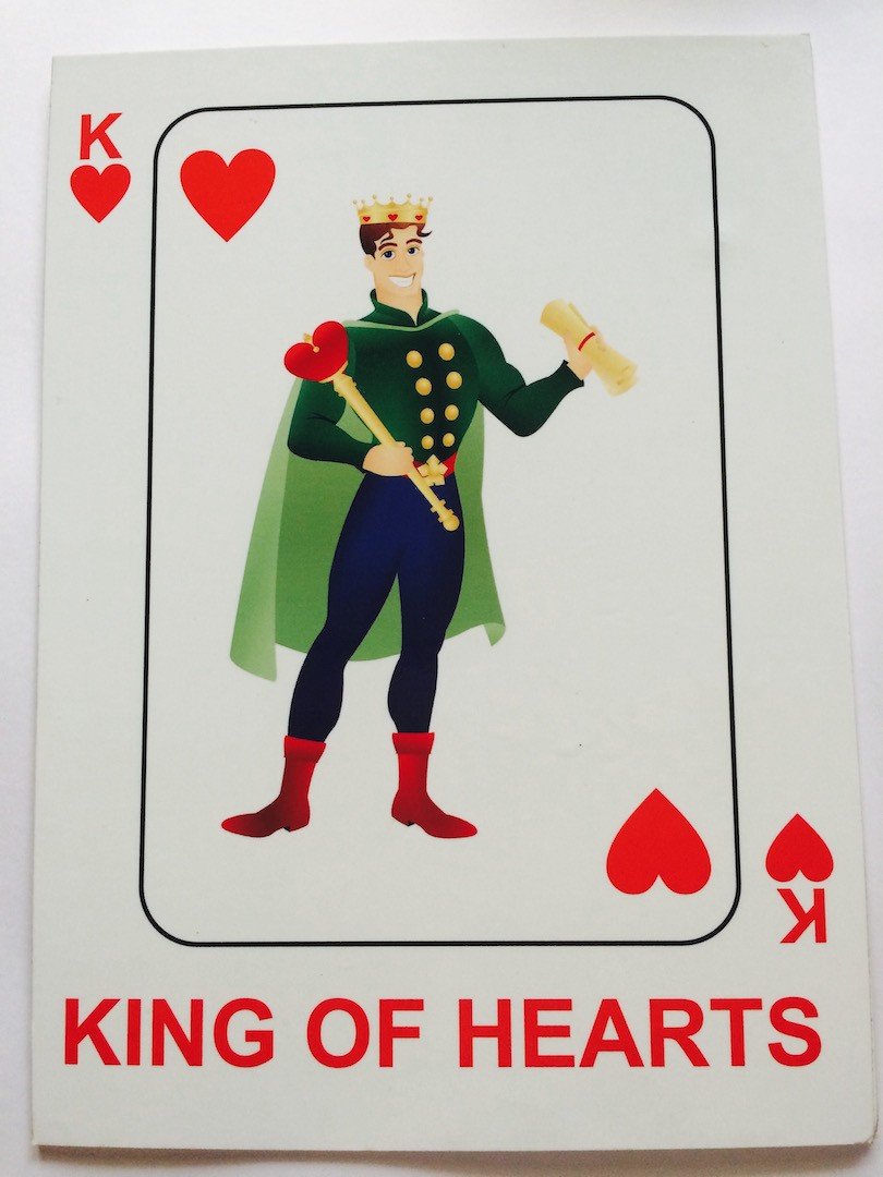 Funcart King of Hearts Party Photo Booth Board