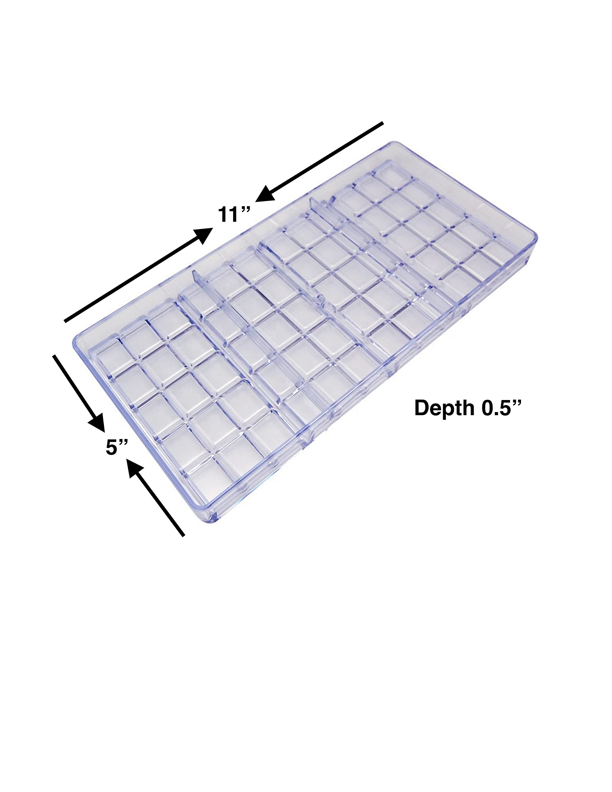 Chocolate Bar Making Mold | Polycarbonate | Hard Mold For Making Chocolate Bars At Home Or Commercial
