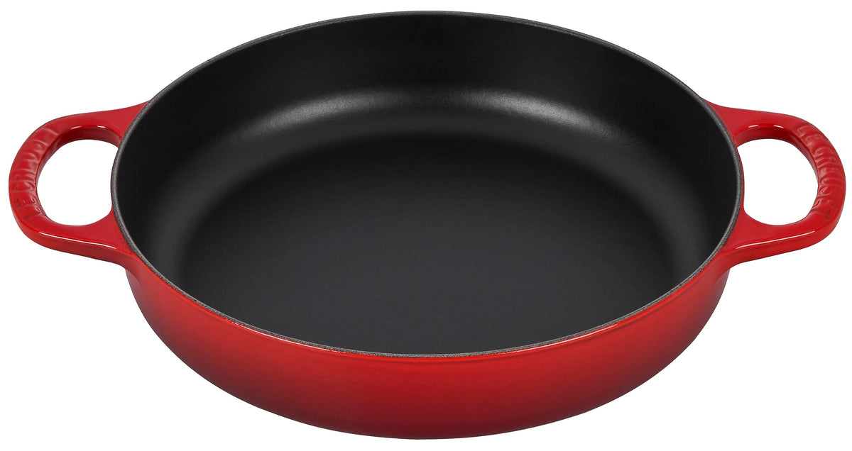 Le Creuset Signature Cast Iron Everyday Pan, 11'', Cerise