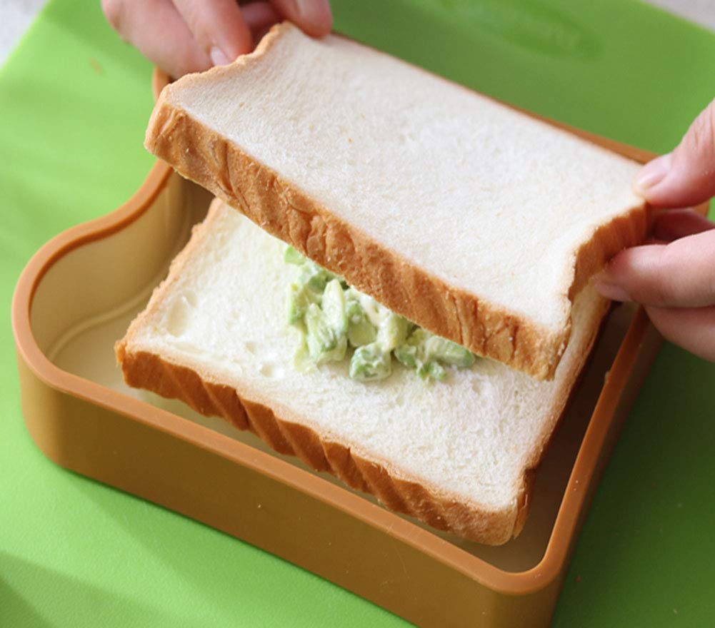 Mxy Sandwich Maker Cute Pocket Bread Mold Diy Sandwich Cutter Toast Mould Cookie Stamp Kit Food Deco (Pocket Mold)