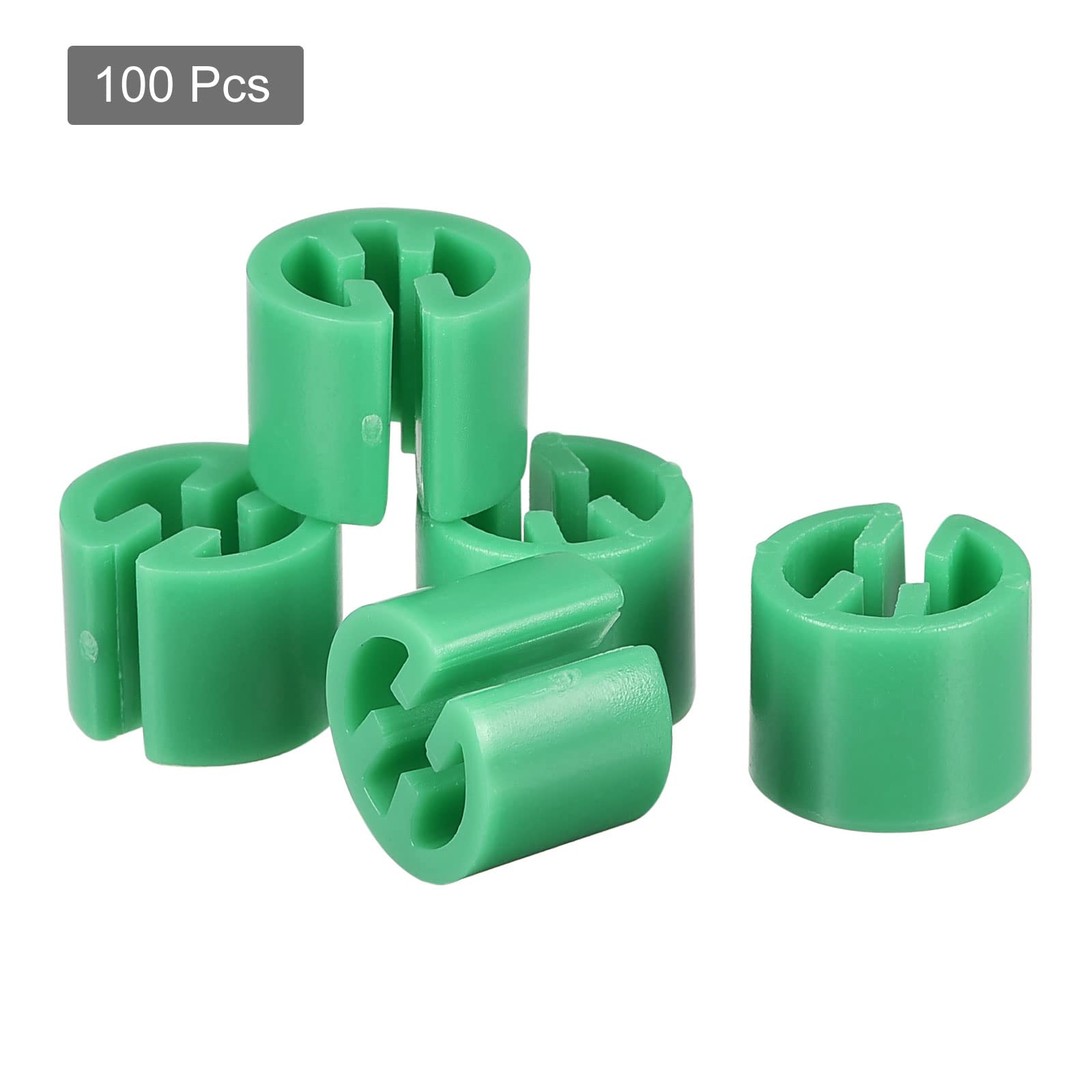 Meccanixity Clothes Hanger Marker Blank Fit 3.5Mm Rod For Garment Color Coding Green Count 100