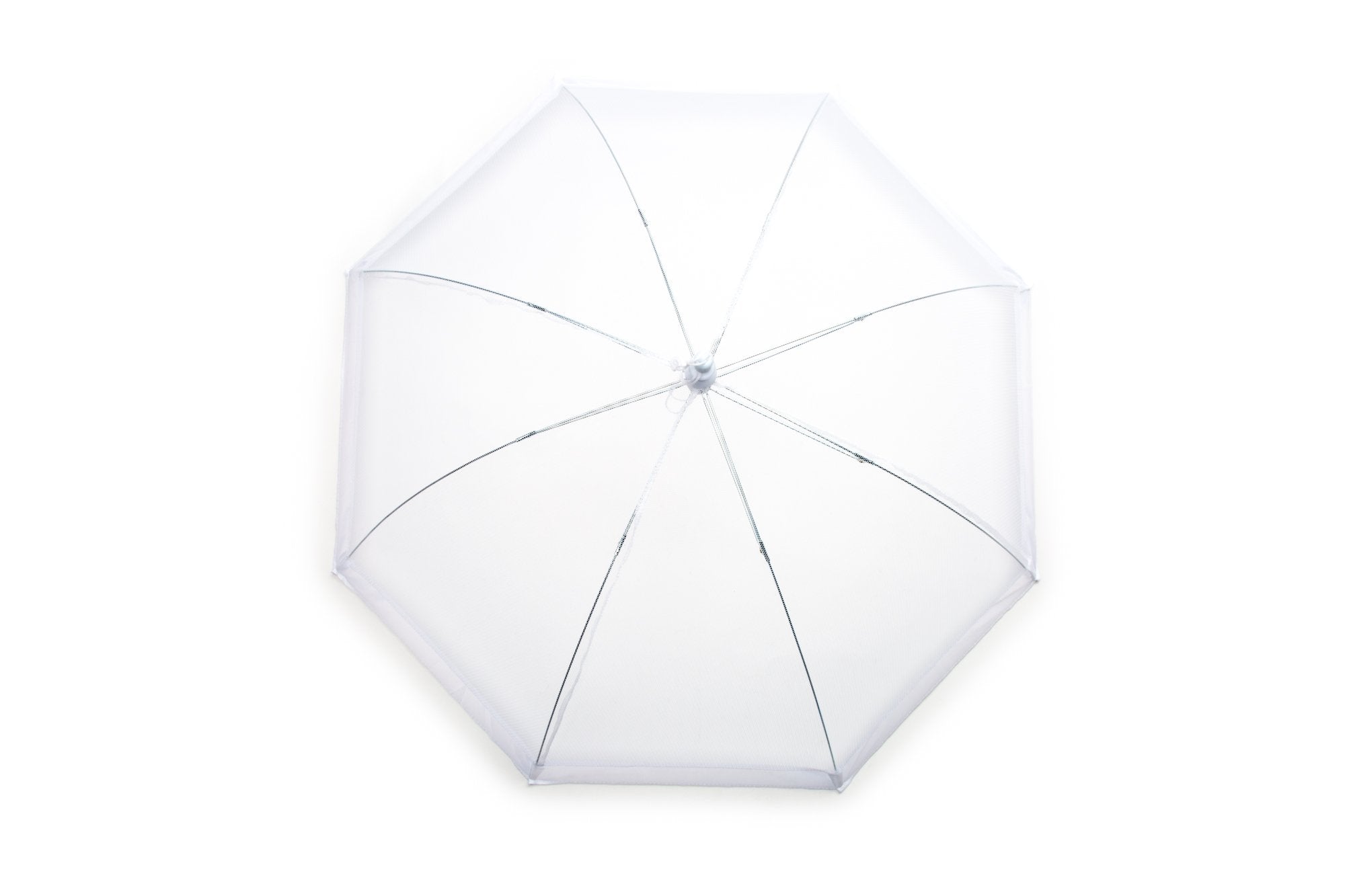 Fox Run Round Food Umbrella, 30'', White