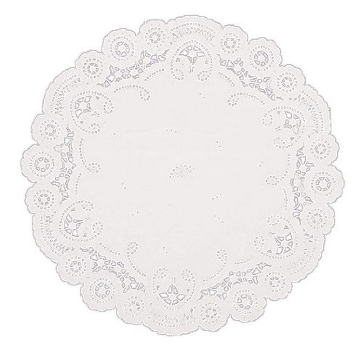 Fox Run 7373 Paper Lace Doilies, 10-Inch, Pack Of 12,White