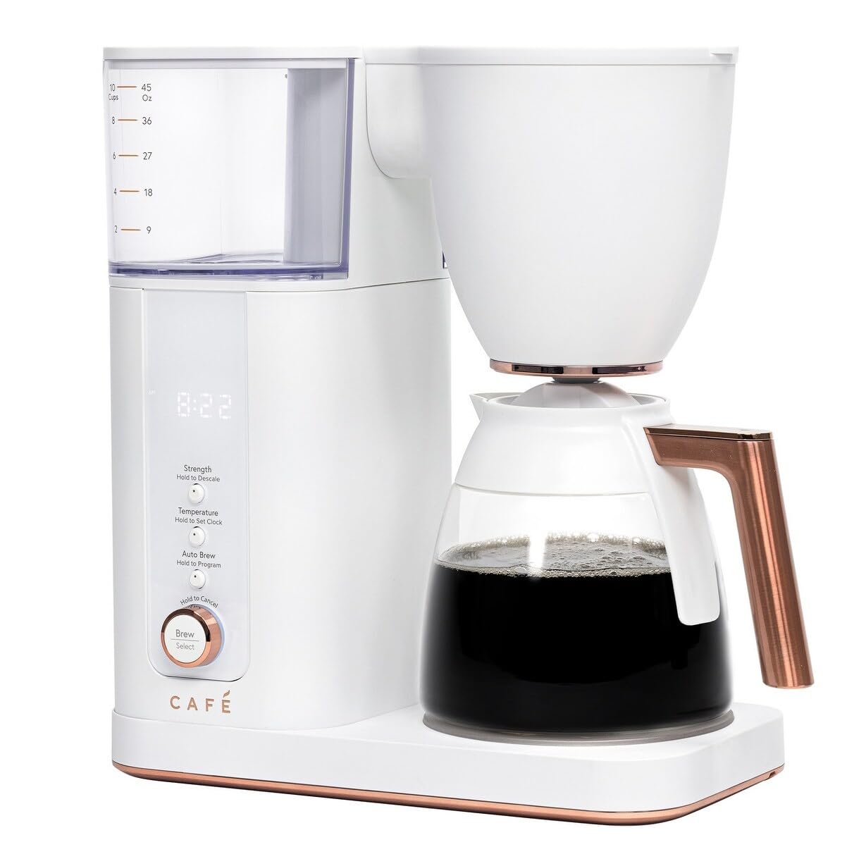 Caf Specialty Drip Coffee Maker | 10Cup Glass Carafe | WiFi Enabled VoicetoBrew Technology | Smart Home Kitchen Essentials 