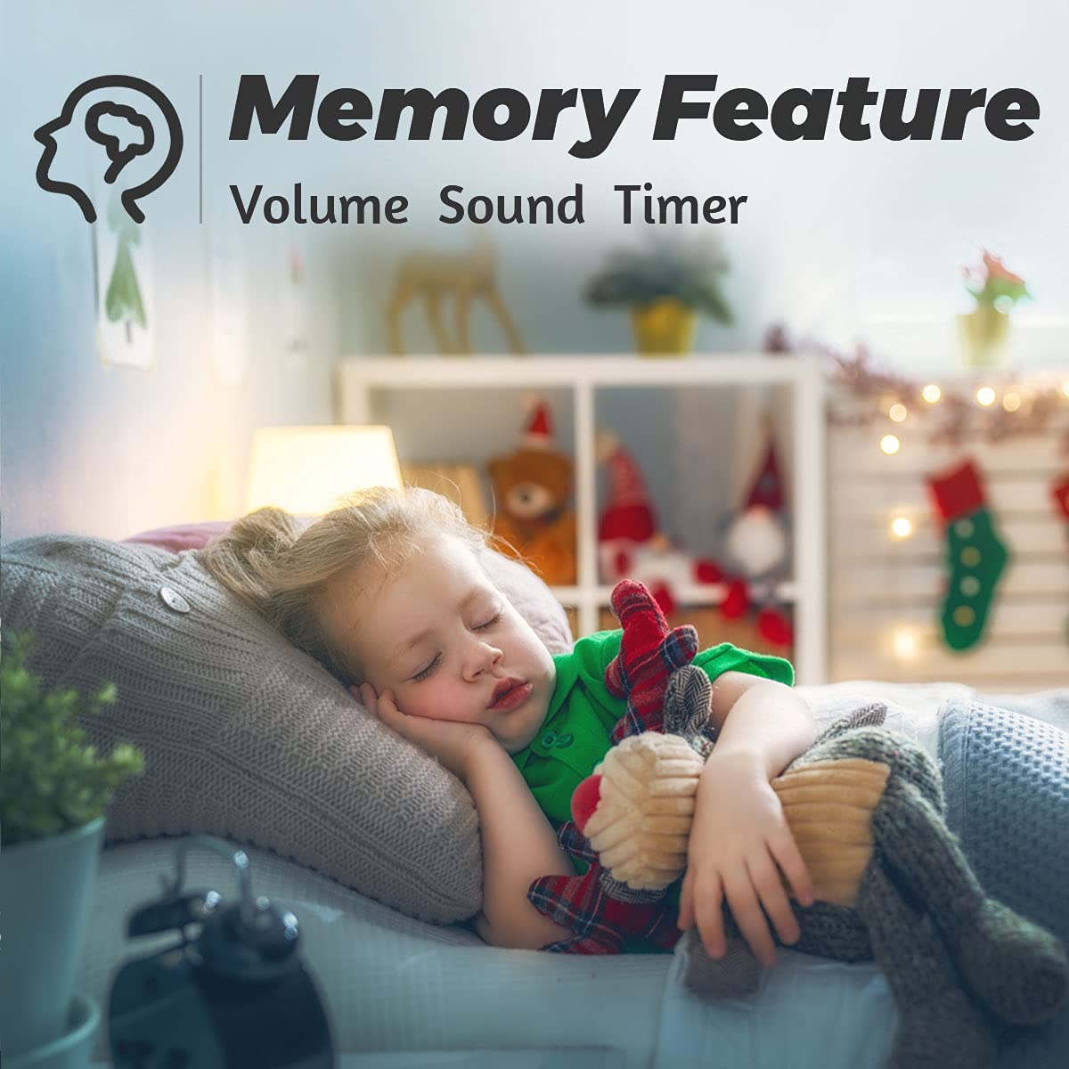 Sleepbox Sleep White Noise Sound Machines with 25 Soothing Sounds 36 Volume Levels 5 Timers Visible Sound Catalog Portable Memory Function for Home Office and Travel