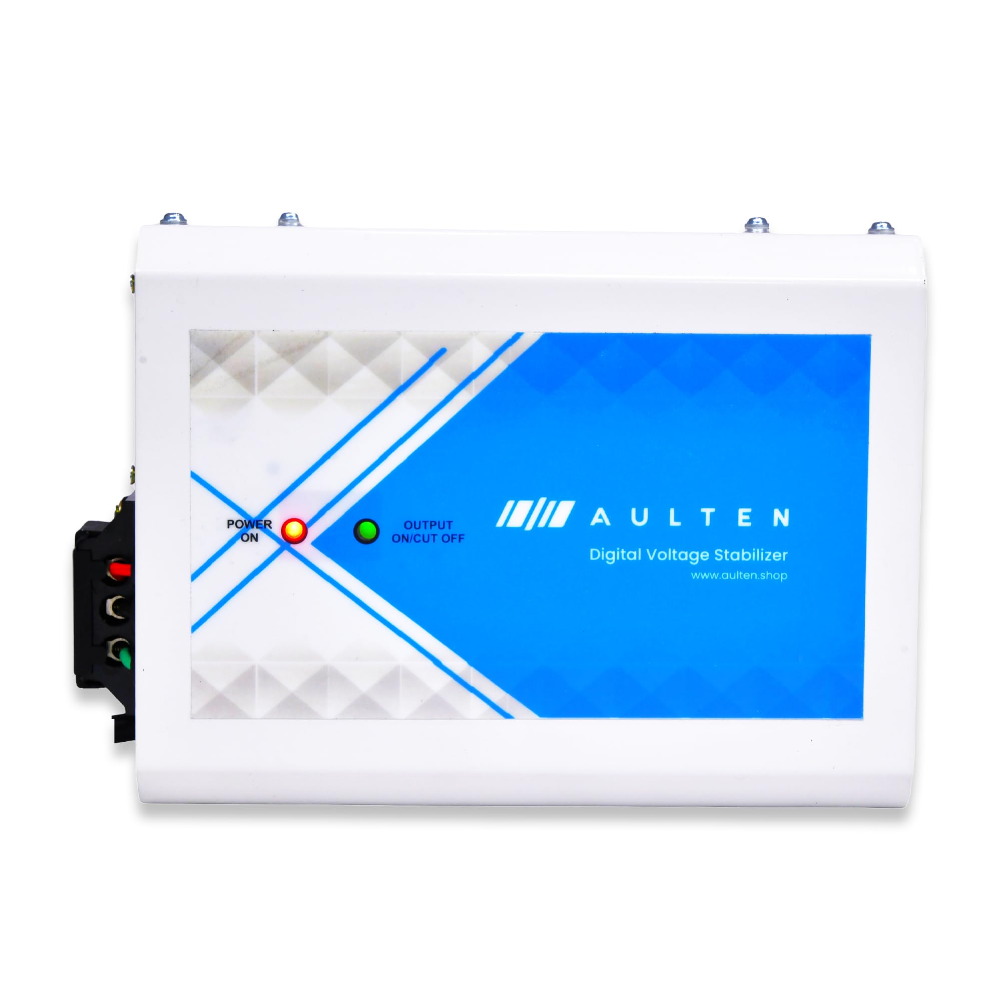 Aulten Digital Voltage Stabilizer For All Inverter And Non Inverter Ac Upto 1.5 Ton Ac 4 Kva 3200W 170V-270V Ad053 (White) | 3 Y