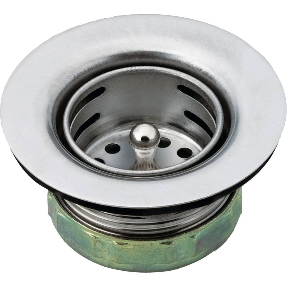 Moen 22174 Sink Basket Strainer With Drain Assembly, 2'', Stainless Steel