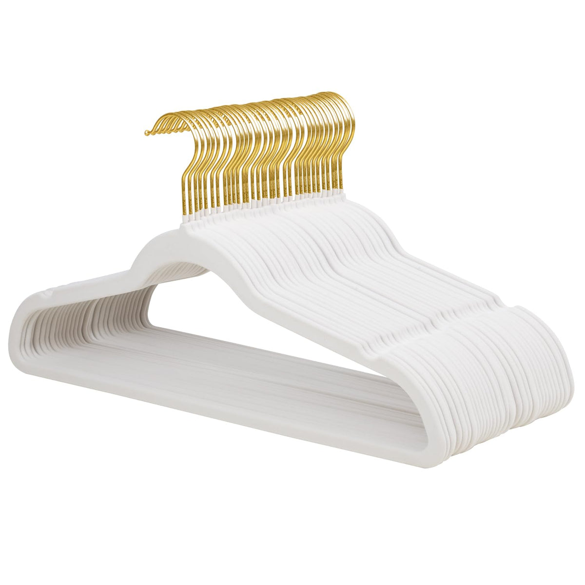 Mangotree Velvet Hangers, Coat & Suite Hangers, No-Slip Felt Hangers, Ultra-Slim Space Saving Hangers, Sturdy Clothes Hangers, 3