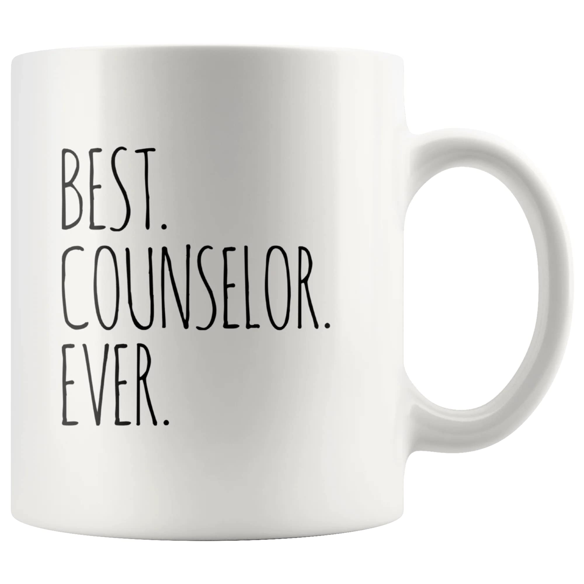 Panvola Best Counselor Ever Mental Health Therapist School Counselor Coffee Mug Marriage Teacher Psychologist Ceramic Cup 11Oz W