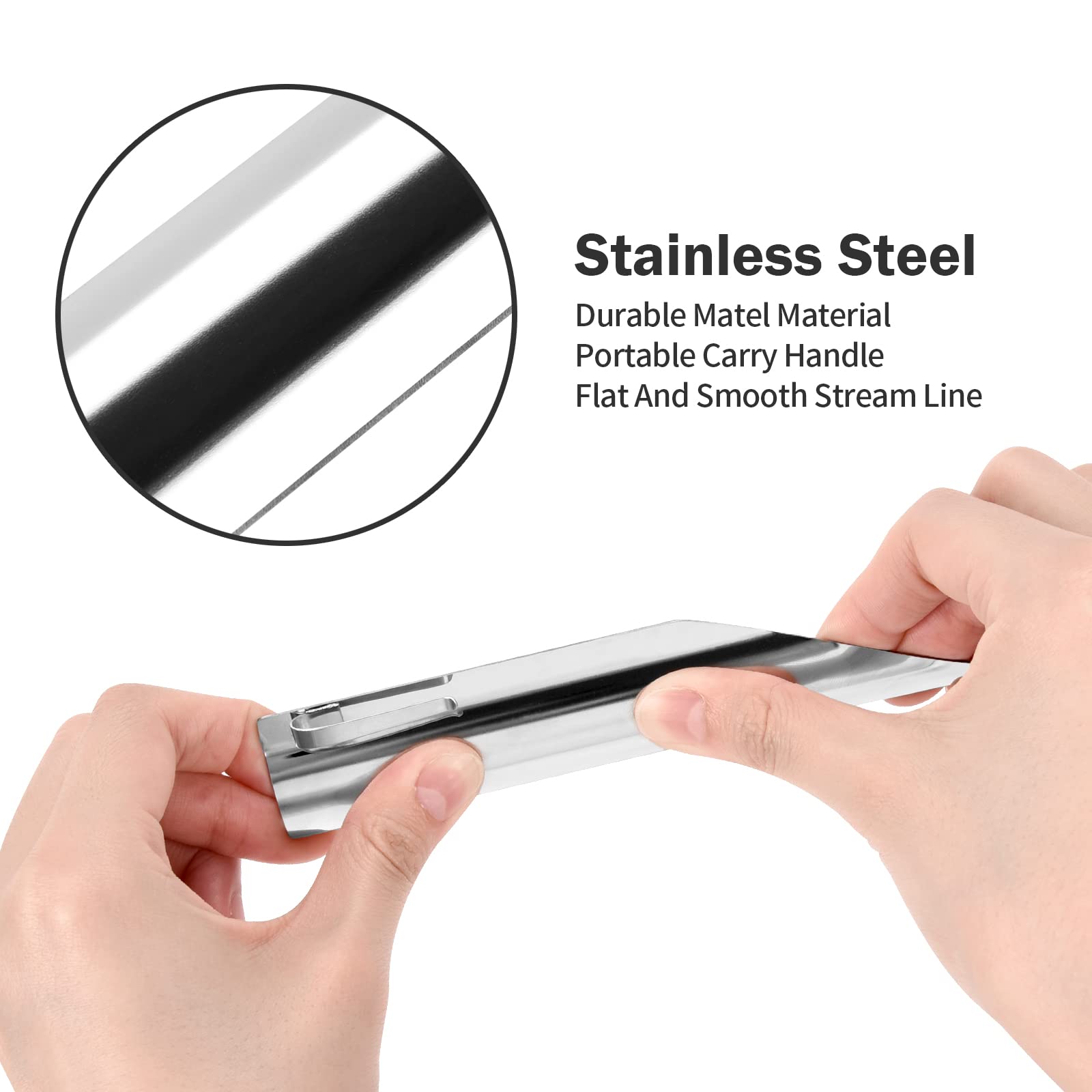 Crumbers for Servers, Crumb Sweepers, Food Crumb Scraper, Restaurant Crumb Cleaner, Portable Server Tools Stainless Steel Crumbe