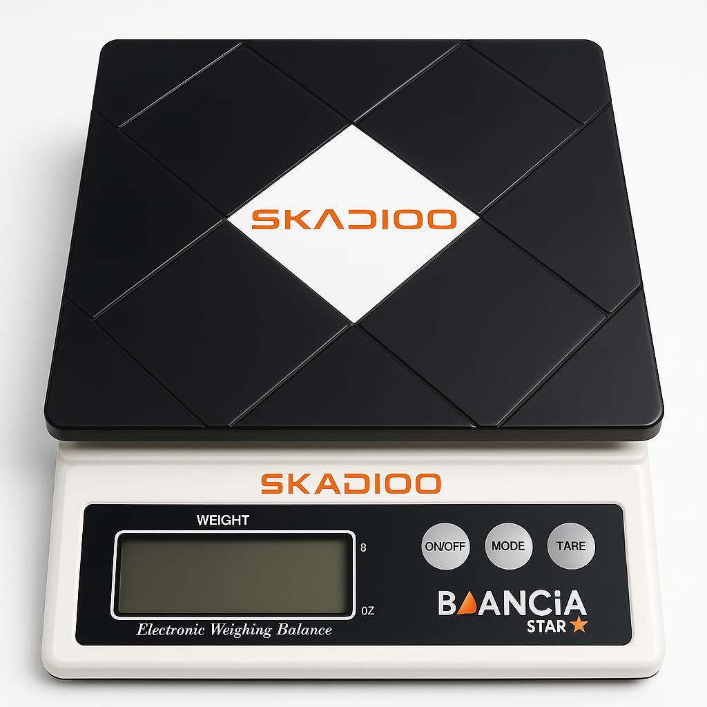 Skadioo Make In India | 1 Year Warranty | Kitchen Weighing Scale For Food | 10Kg Capacity | Digital Food Weight Machine For Kitc
