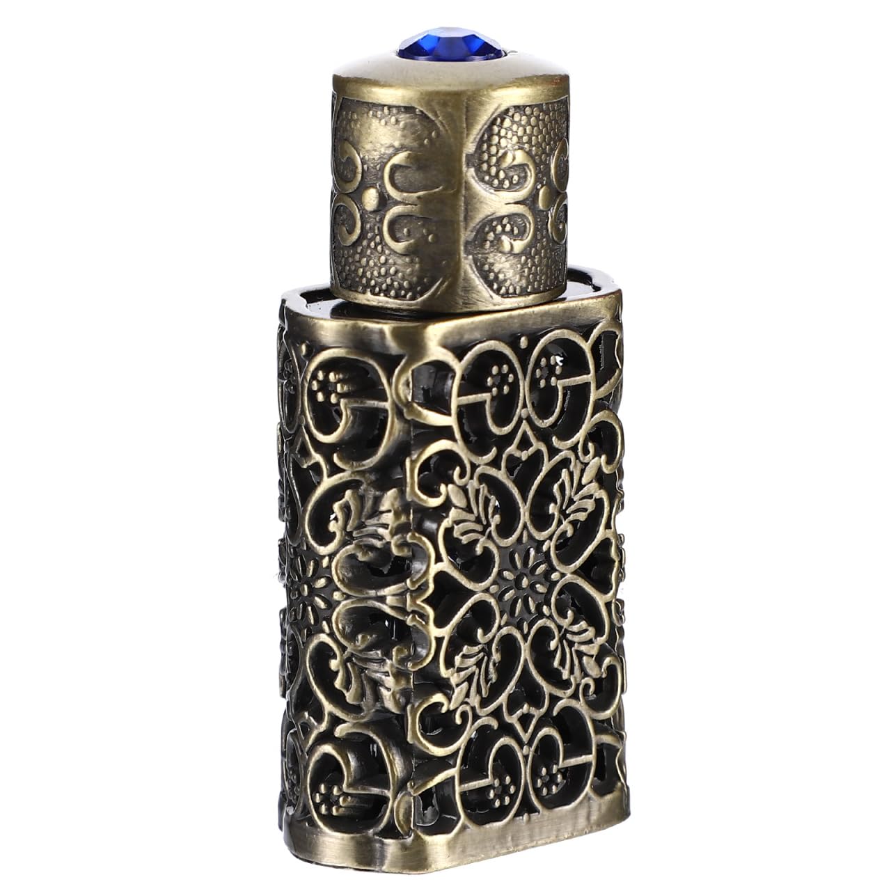 OSALADI Perfume Bottle Refillable Spray Bottle for Essential Oil Travel Atomizer Hollow Flower Engraving LeakResistant Storage 