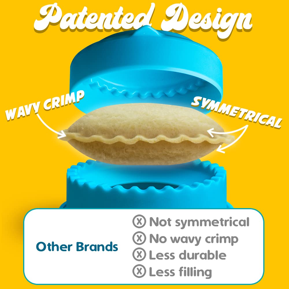 Sandwich Cutter And Sealer (Circle) - Crustless Sandwich Maker - Great For Lunchbox And Bento Box - Boys And Girls Kids Lunch -