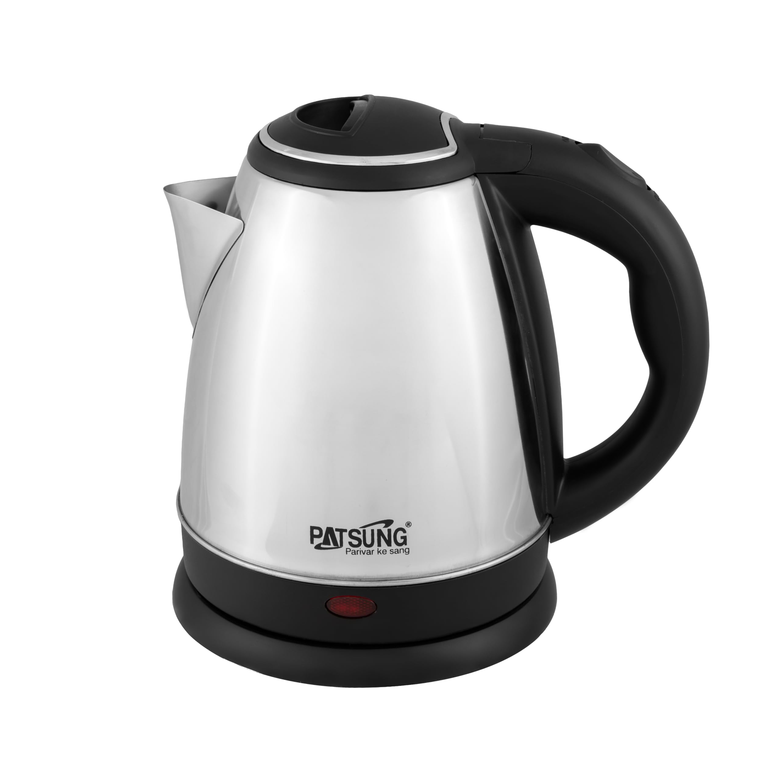 Patsung Rapid Boil 1.5L Electric Kettle - 1500W Multipurpose Hot Water Kettle For Tea, Coffee & Soups | Stainless Steel Build | 