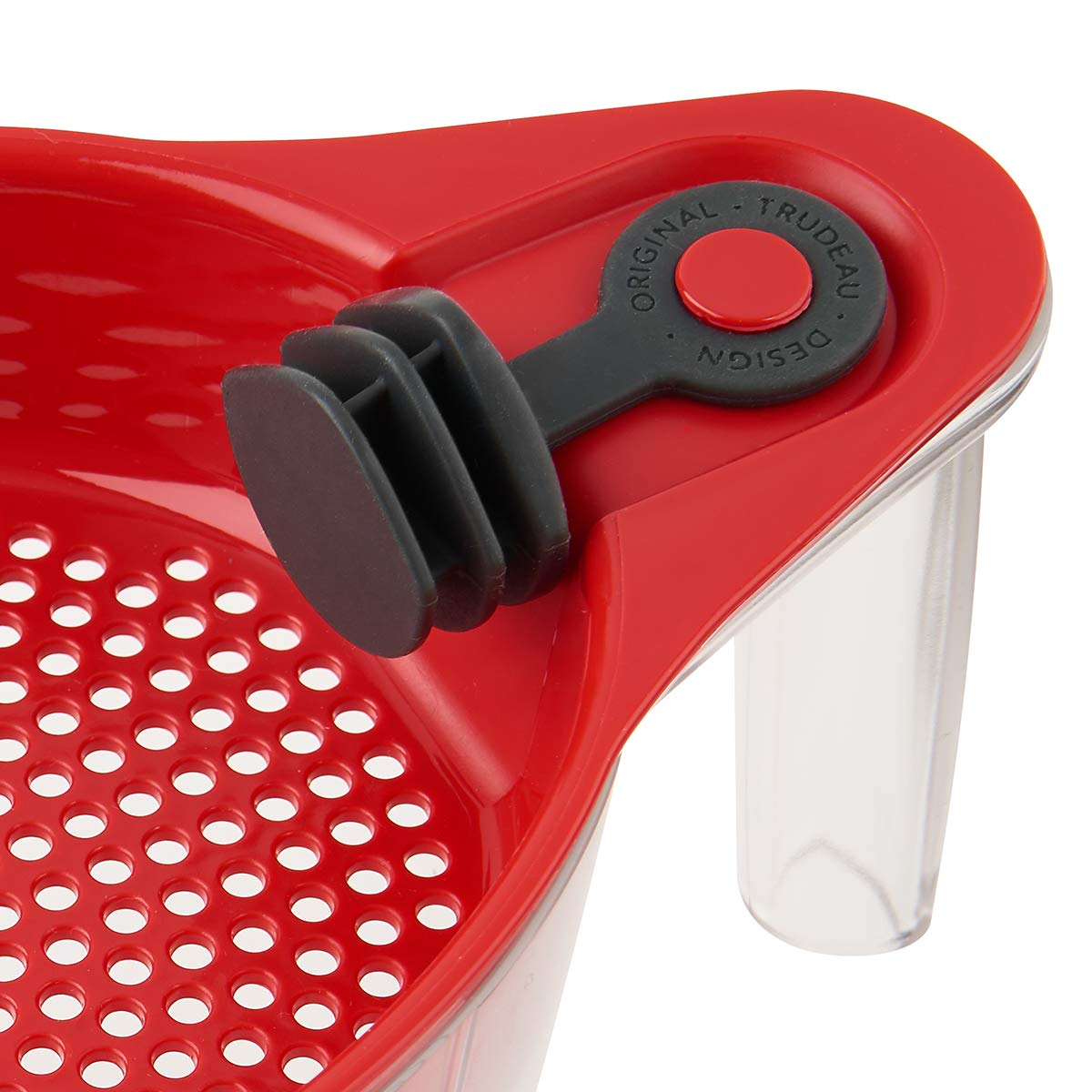 Trudeau Gravy Fat Separator - 4 Cup, Red and Clear, Model 05117231