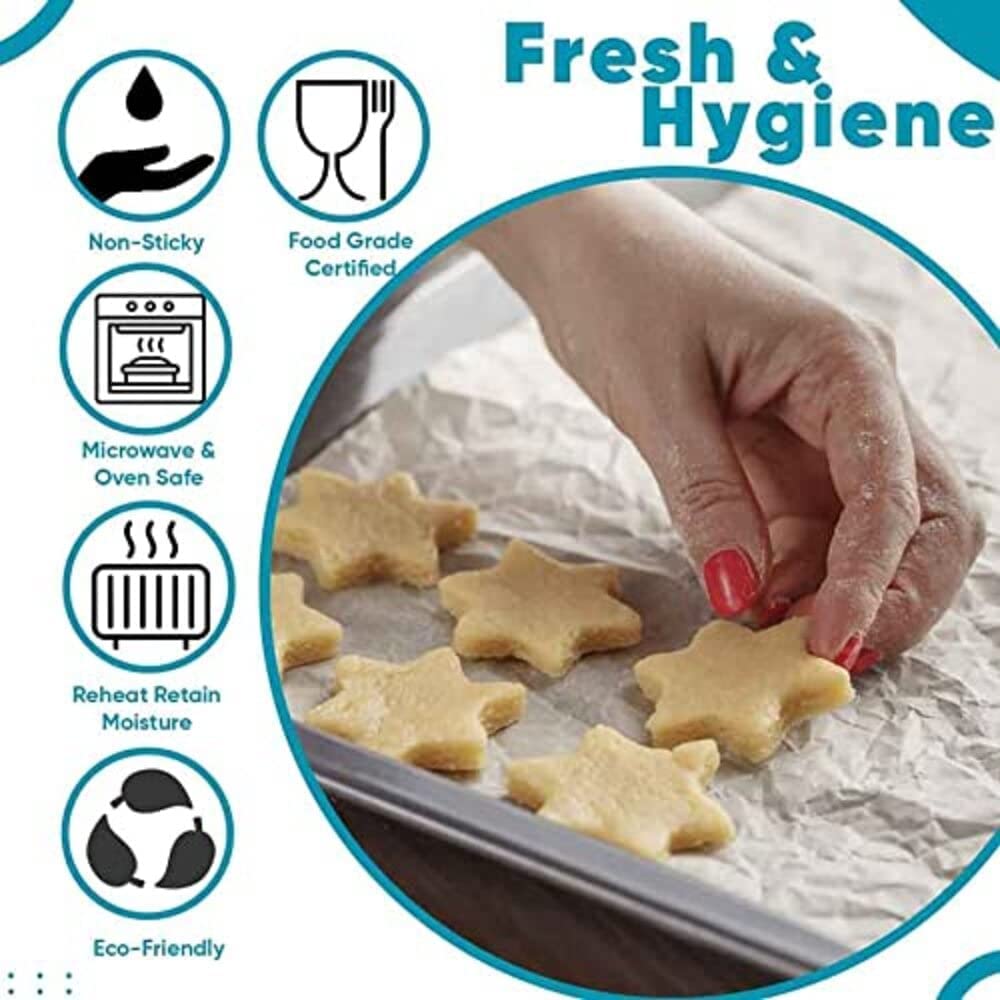 Alu-Freshh Plain Food Wrapping Paper 320 Sheet (Pack Of 10)