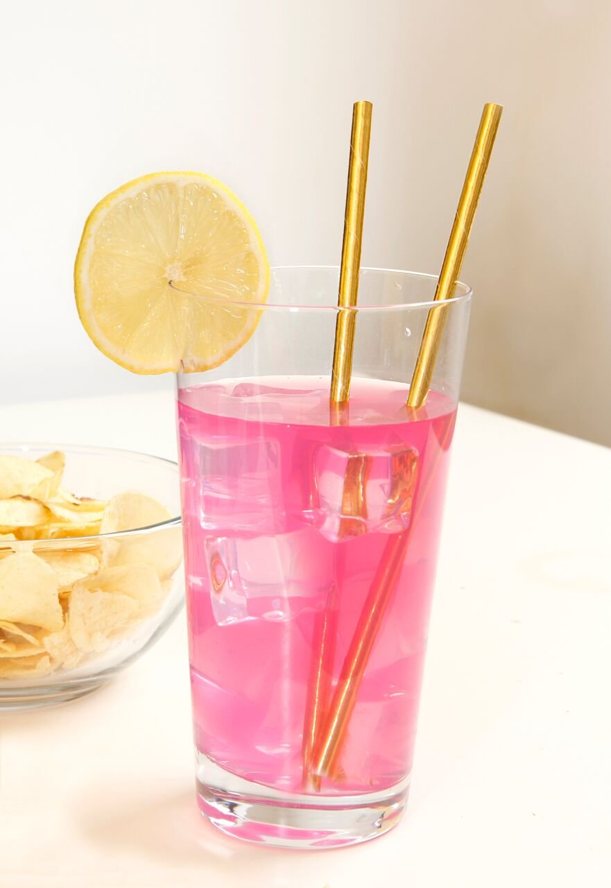 Kikkerland Paper Straws (Set Of 144) Gold