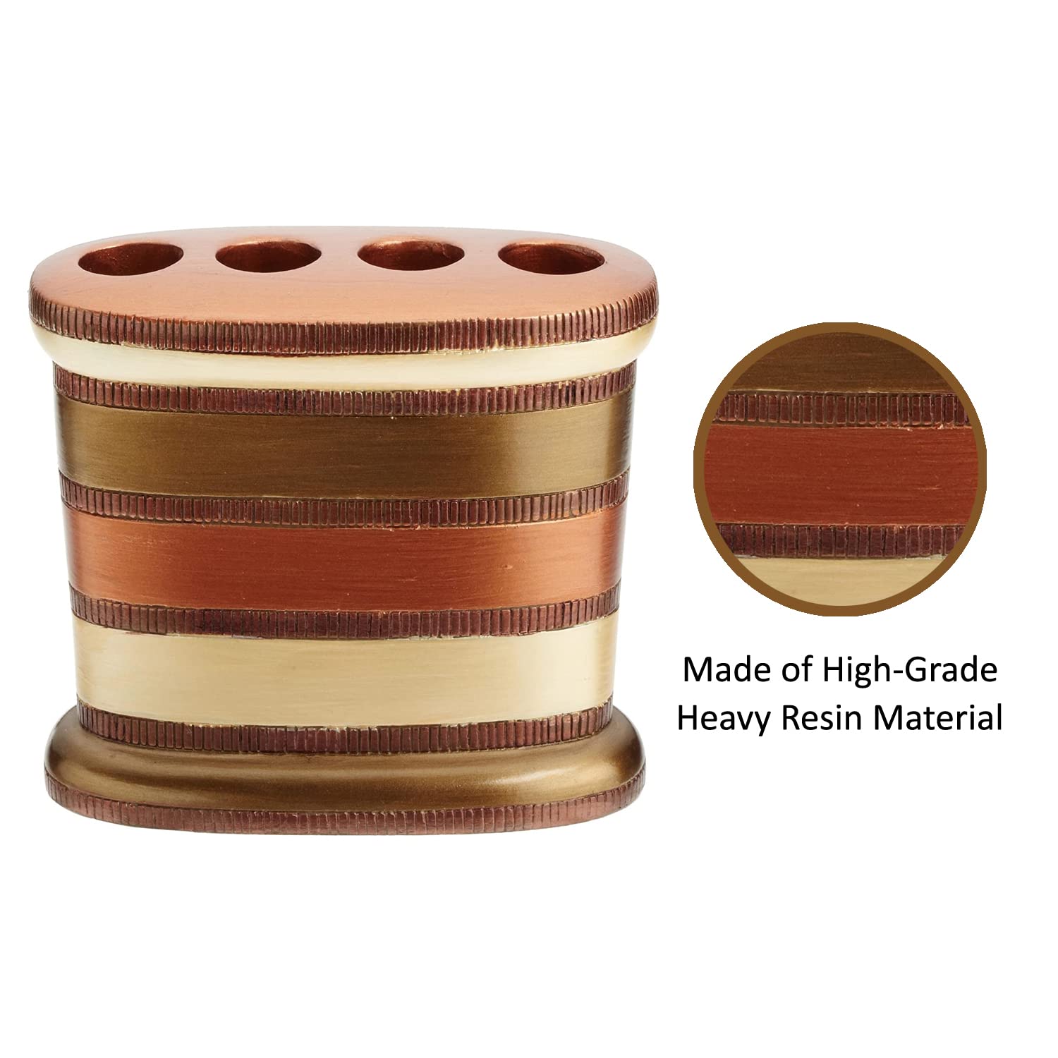 Popular Bath Contempo Collection, Tooth Brush Holder, Spice