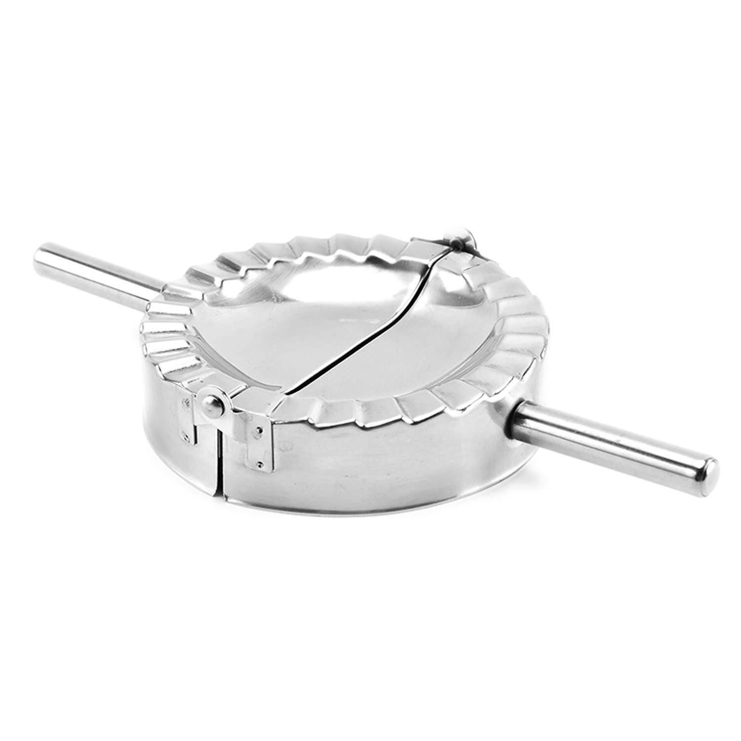 Qjfcare Stainless Steel Ravioli Mold Big Dumpling Press Maker Wonton Wrapper Pierogie Pie Crimper Pastry Dough Press Cutter,Goya