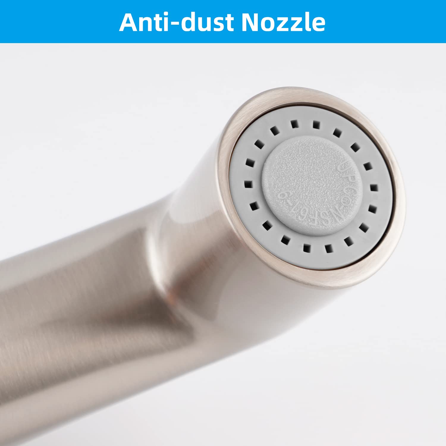 Hygie Rinse Kitchen Sink Side Sprayer Head Replacement Universal Sink Sprayer Attachment Compatible With Delta, Moen, Kohler Oem