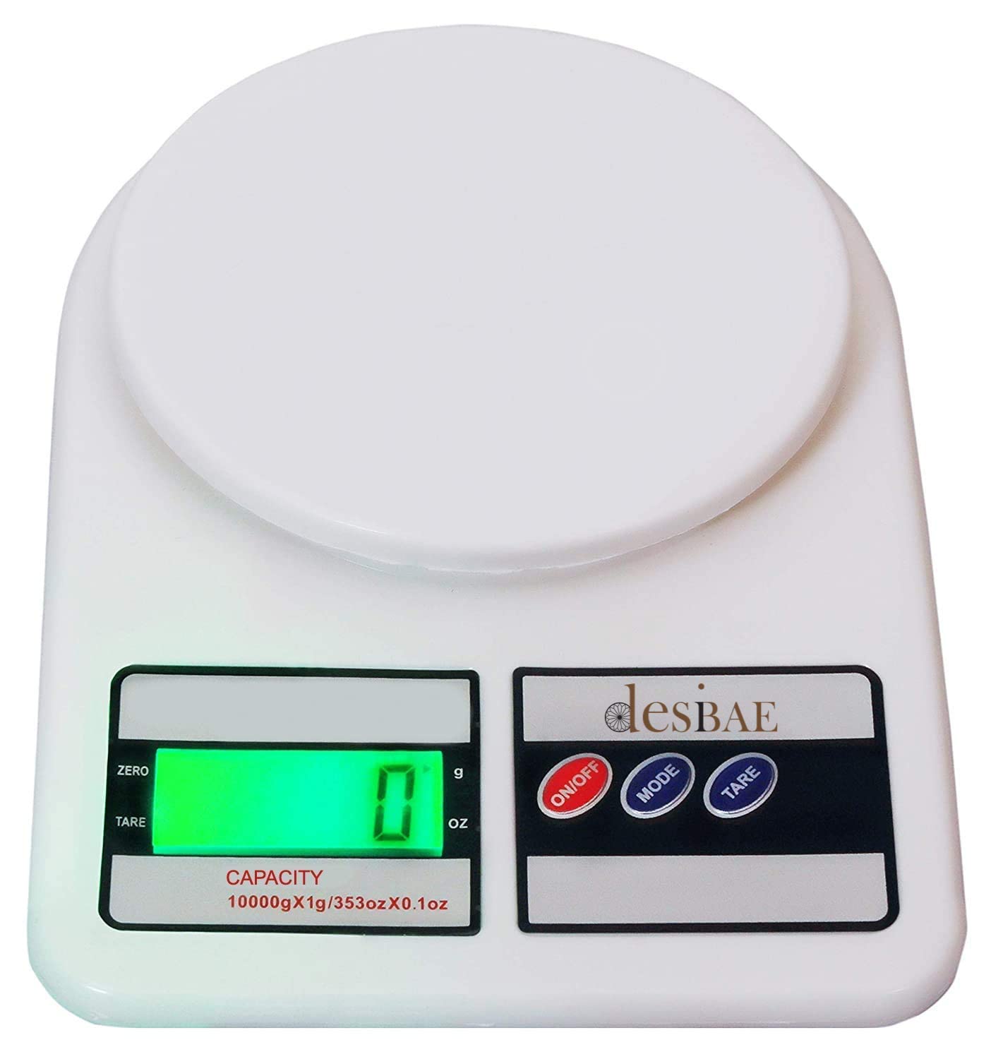 Desi Bae Multipurpose Portable Electronic Digital Food Weighing Scale Weight Machine For Kitchen Kitchen Scale, Fitness Scale, H