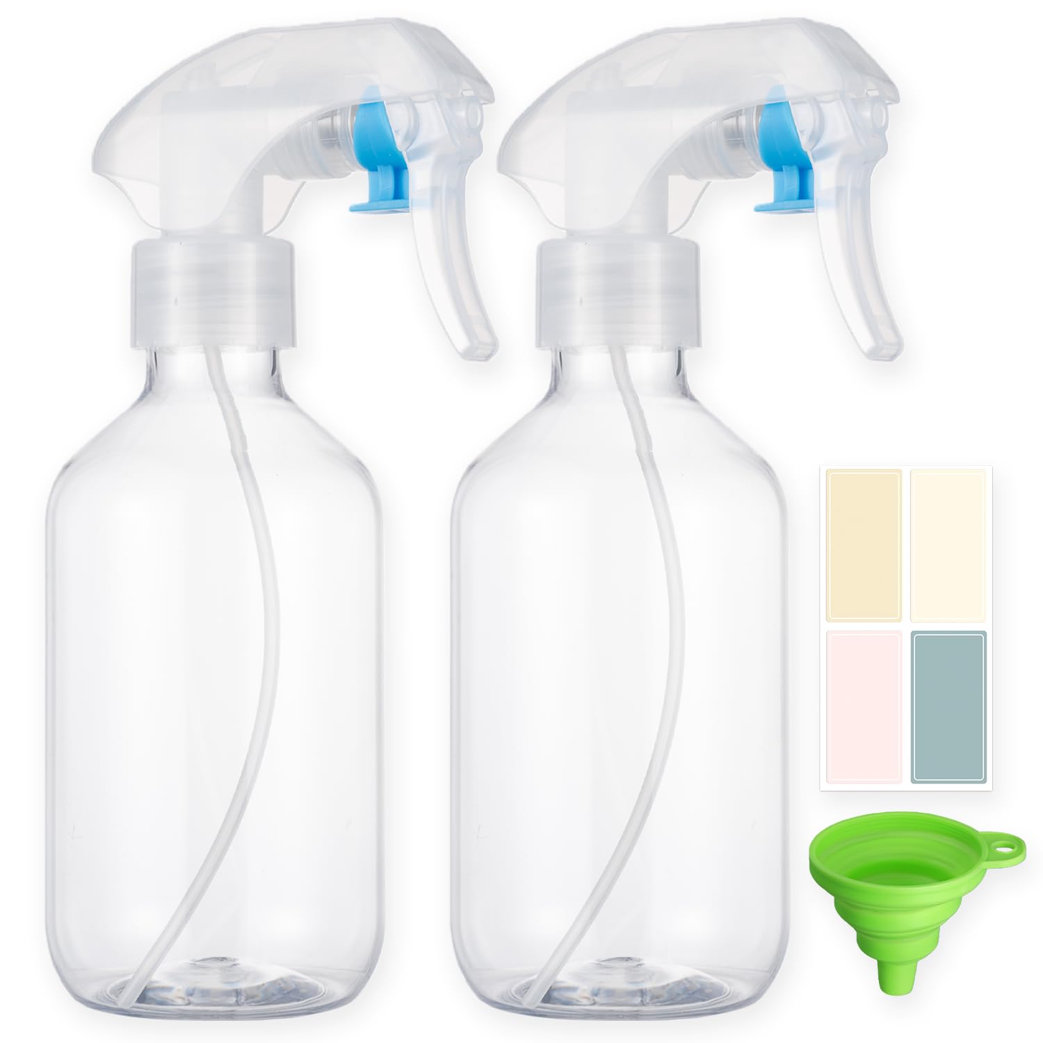 Atdcoek Leakproof Spray Bottle 2 Pack 10 oz, Ultra Fine Mist Sprayer