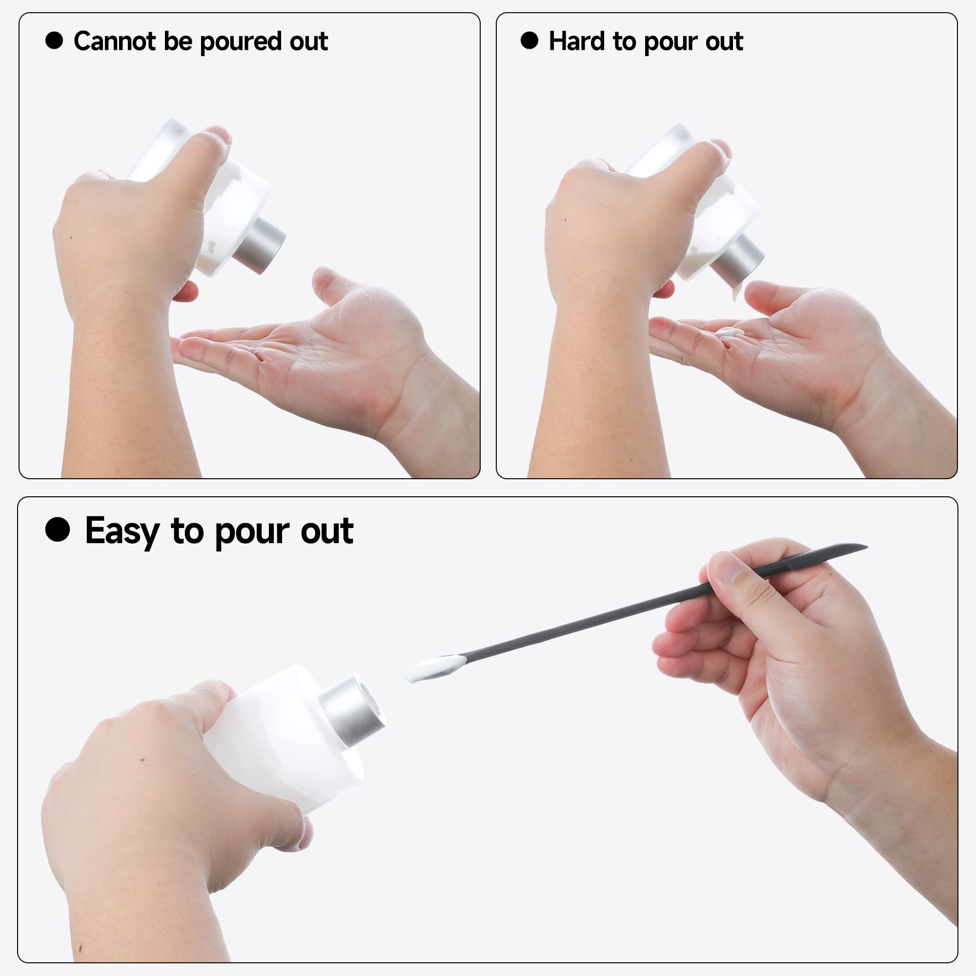 4 Pcs Silicone Spatula Set Mini Jar Scraper Small Silicone Spatula Makeup Spatula Mini Spatula Lotion Stirrer Get From Food Bott