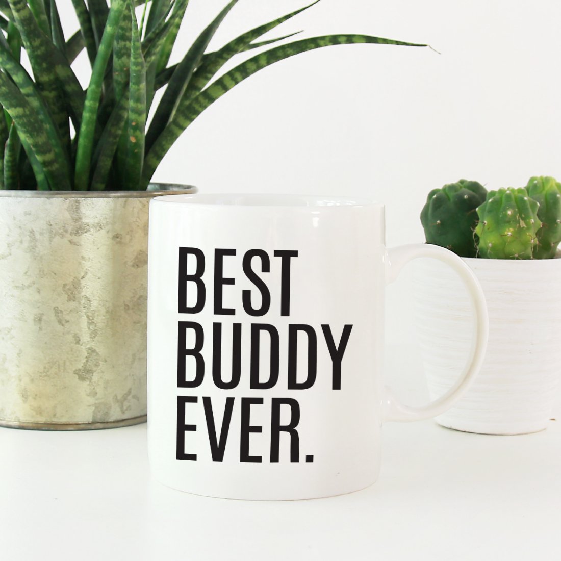 Andaz Press 11Oz. Coffee Mug Birthday Gift, Best Buddy Ever, 1-Pack Buddy Coffee Mug Buddy Mug Best Buddy Ever Mug Birthday Budd