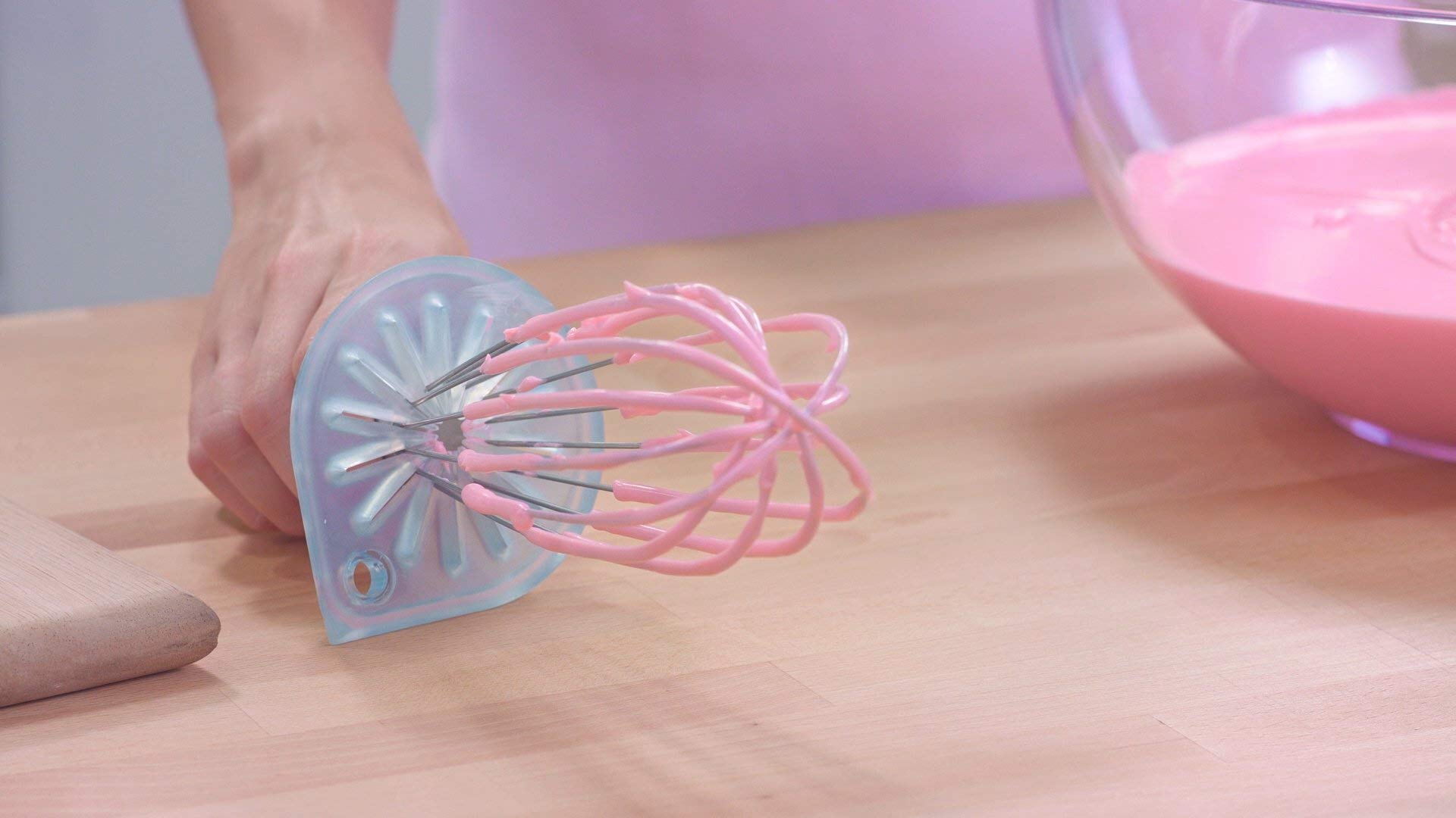 Whisk Wiper - Wipe A Whisk Easily - Multipurpose Kitchen Tool, Made In Usa - Includes 11'' Stainless-Steel Whisk - Cool Baking G