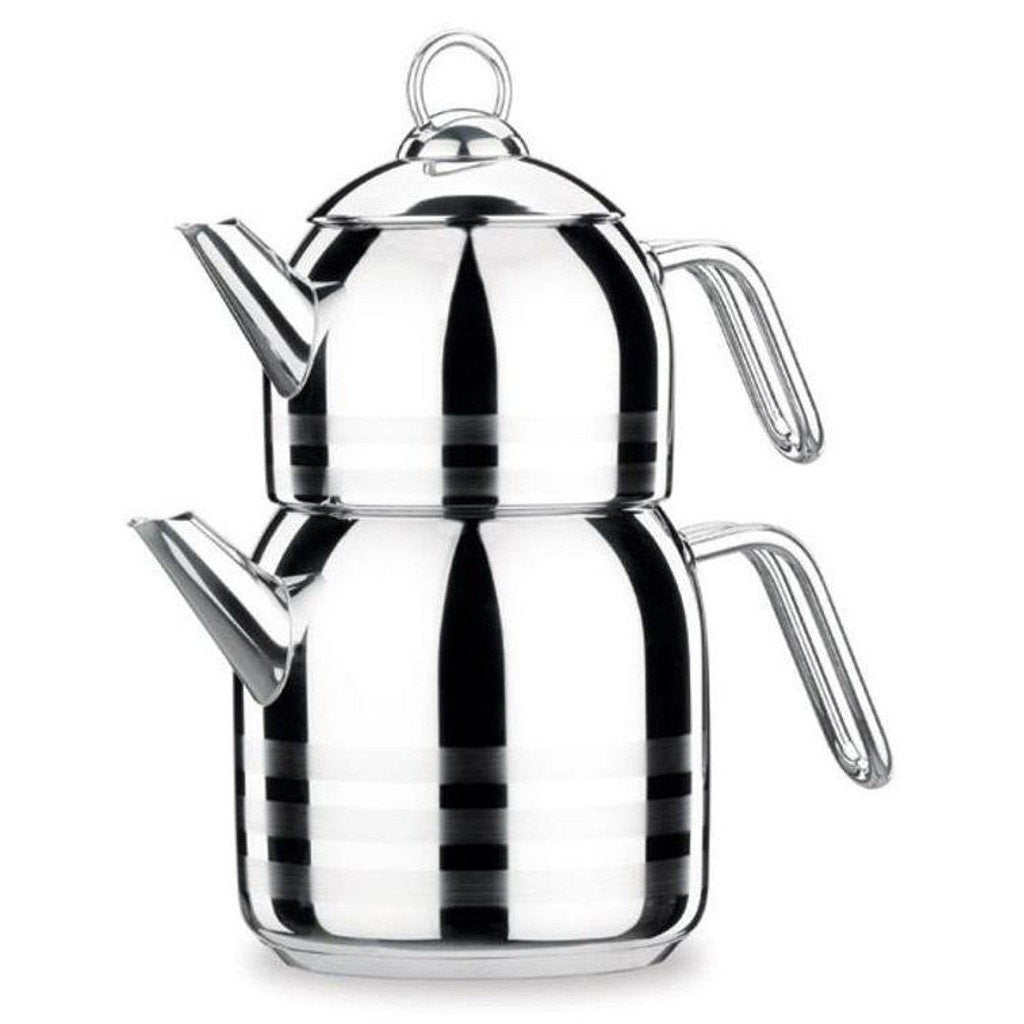 Korkmaz Astra 2.9 Liter 18/10 Stainless Steel Premium Turkish Teapot