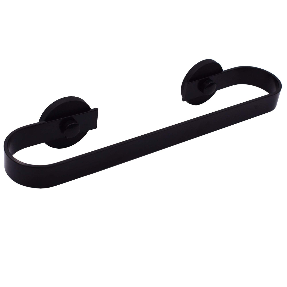 Yyst Magnetic Towel Bar Towel Holder Towel Rack Towel Hook Hangerfor Refrigerator Or Steel Metal Surface - Black (Black, 1)