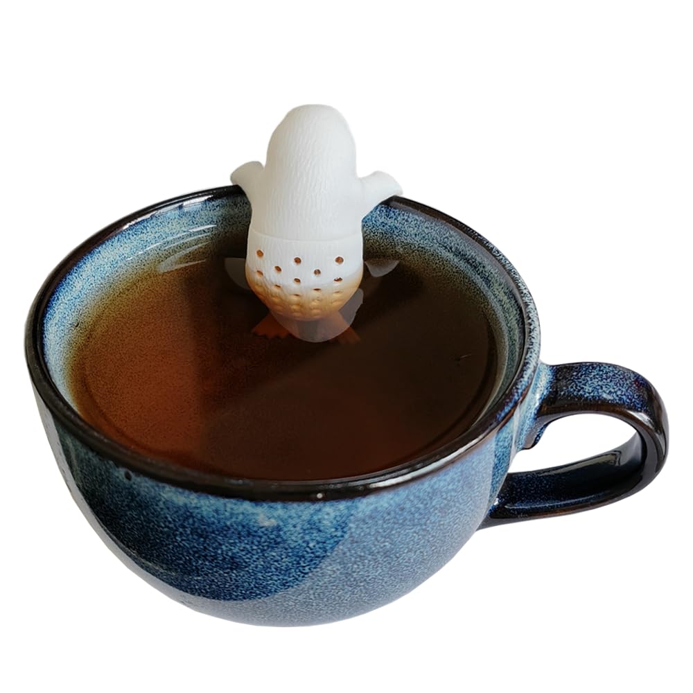 Sea Dog Tea Infuser Cute Animal Silicone Tea Filters Tea Infuser, Tea Steeper For Loose Tea,Loose Tea Holder,Perfect For Brewing