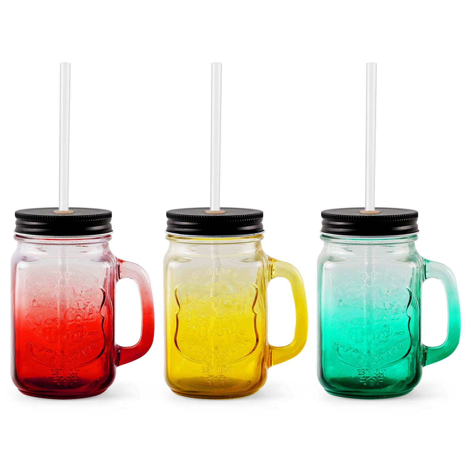 12 Pieces 11 Inches Clear Reusable Plastic Straws for Tall Cups  Tumblers and Mason Jars  BPA-Free Drinking Straw with 1 Cleaning Brush  NOT DISHWASHER SAFE