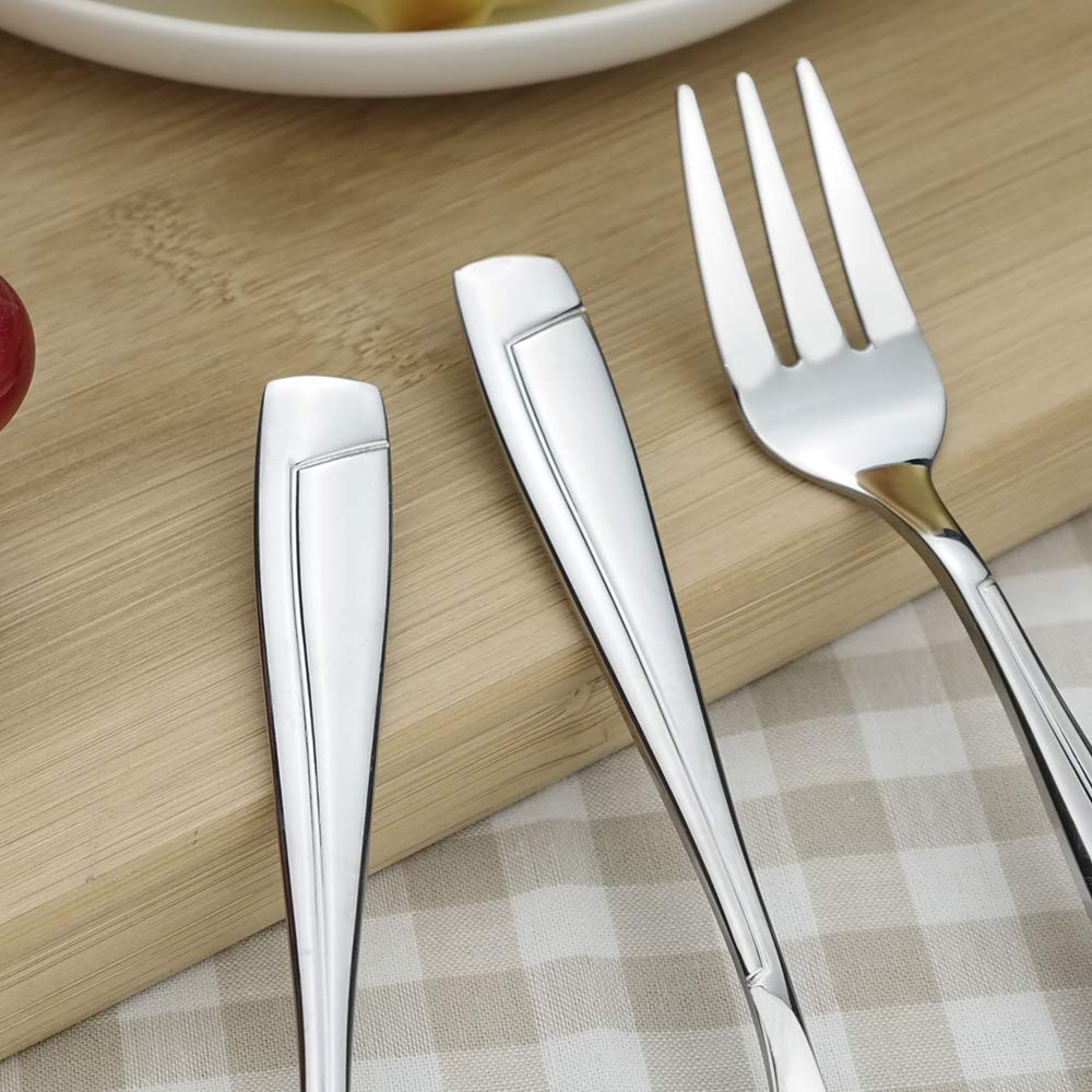 Cand 16 Piece Stainless Steel Tasting Appetizer Forks, 6 Inches