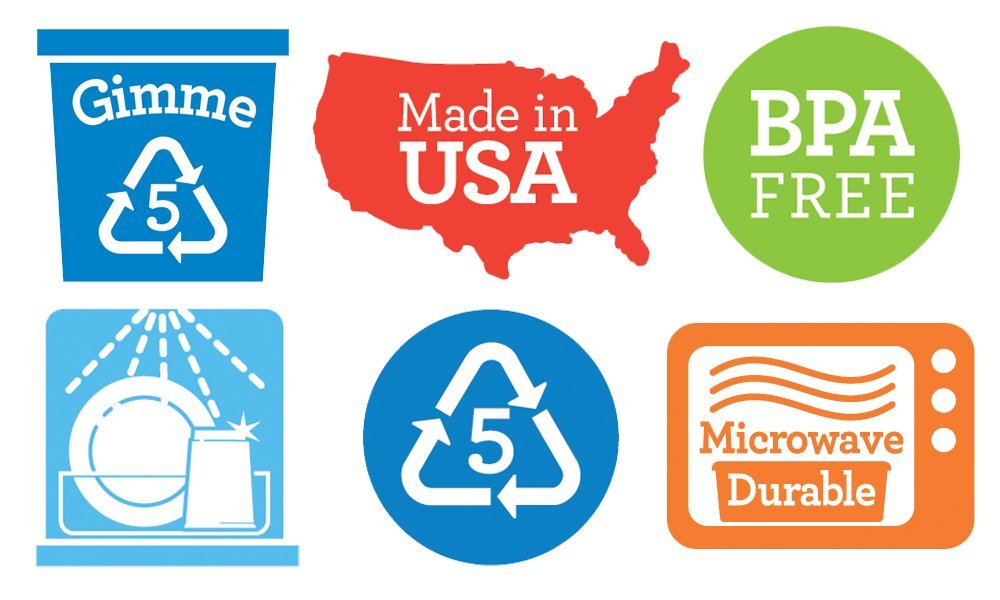 Preserve Food Storage Container  19 Ounce/Small  Apple Green (40111)