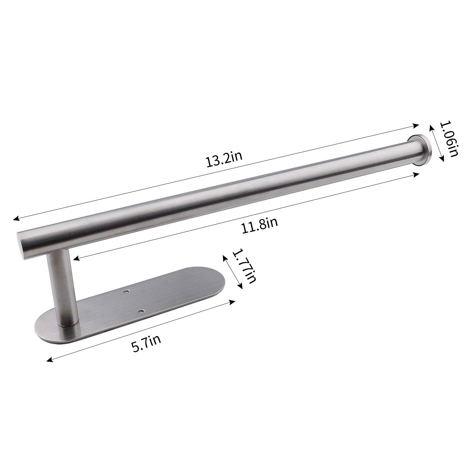 Paper Towel Holders For Kitchen,Paper Towels Bulk- Self-Adhesive Under Cabinet,Both Available In Adhesive And Screws,Stainless S